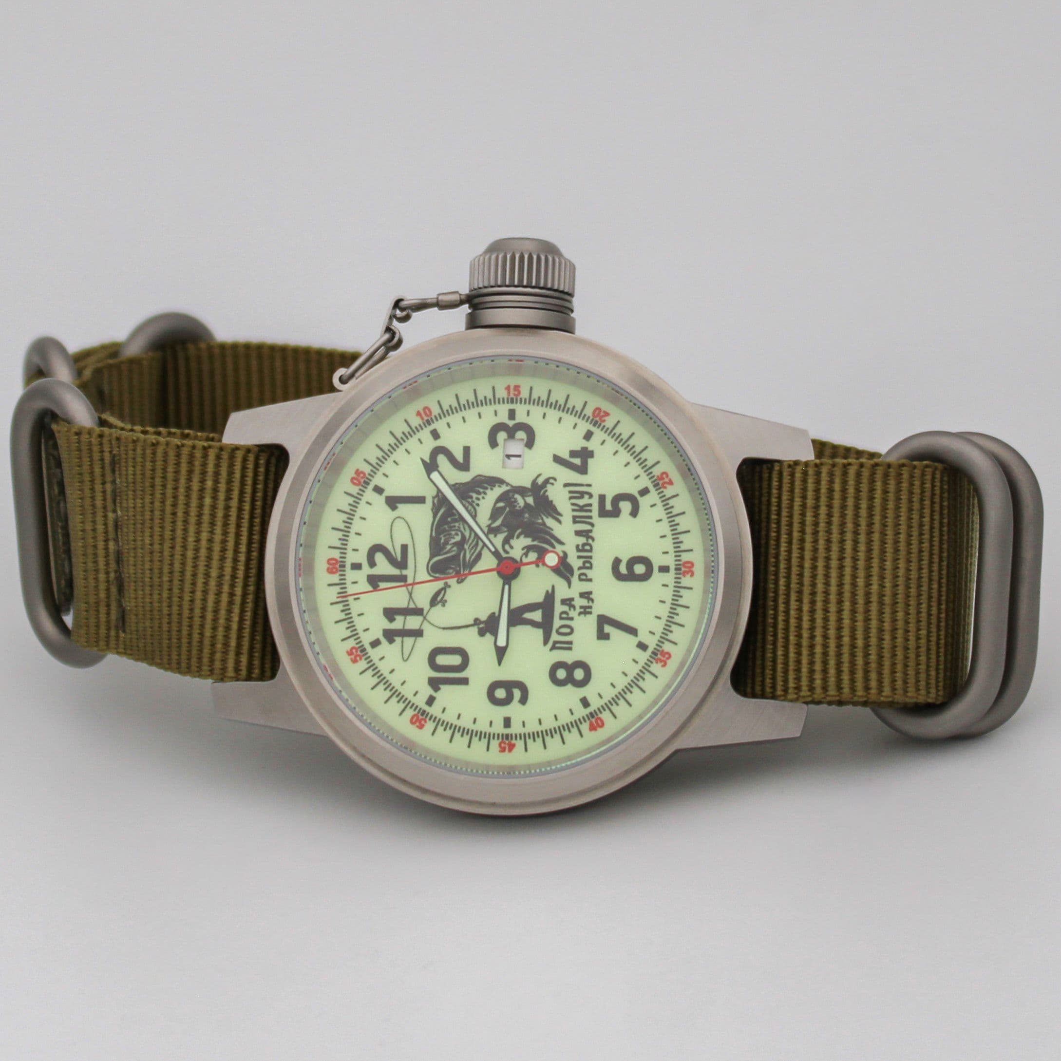 Часы "Пора на рыбалку!" механические с автоподзаводом (Seiko NH35A) 45.175.21