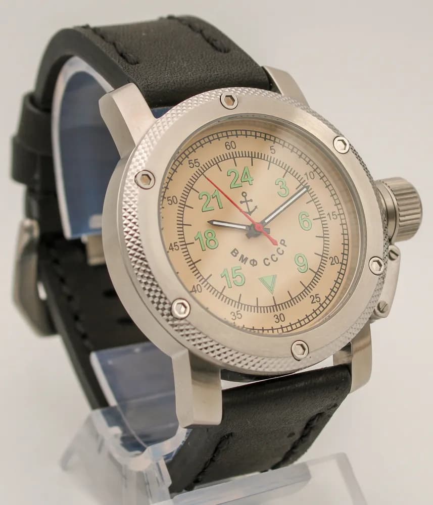 Часы ВМФ СССР механические 012.01 механизм Ракета 2623