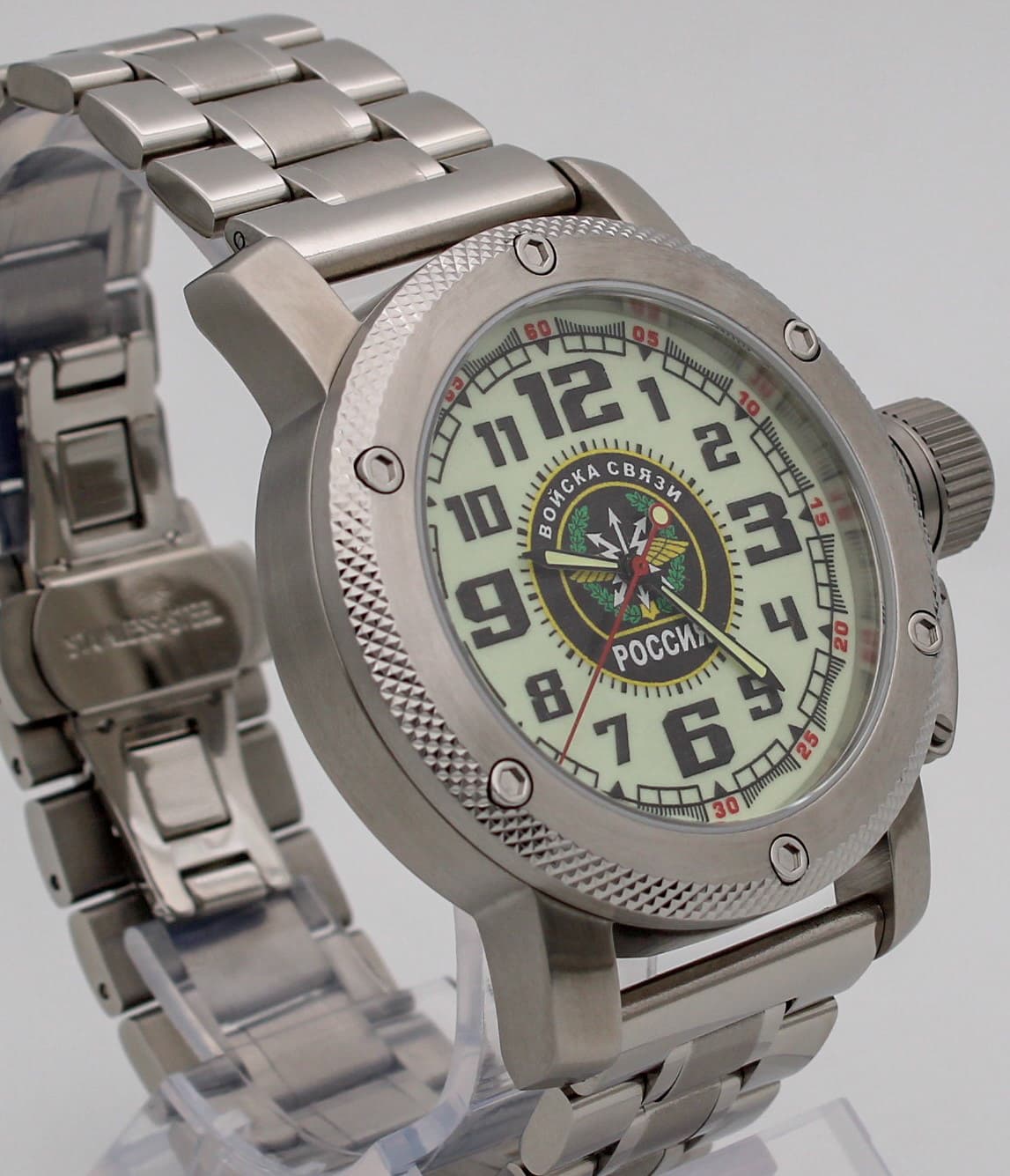 Часы ВОЙСКА СВЯЗИ РОССИИ, механизм Восток 2415.01
