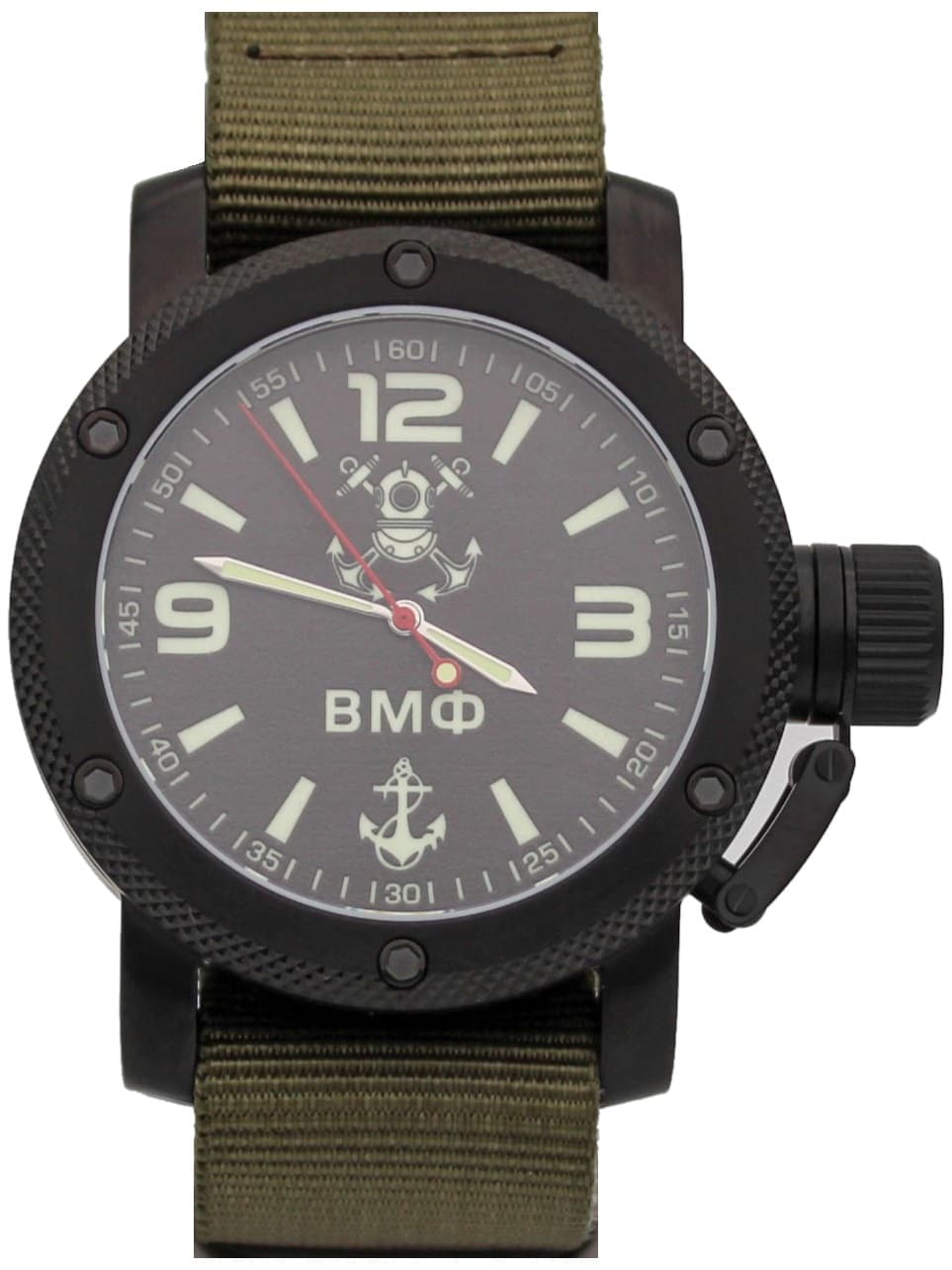 Часы ВМФ(с якорем) механизм Восток 2415.01