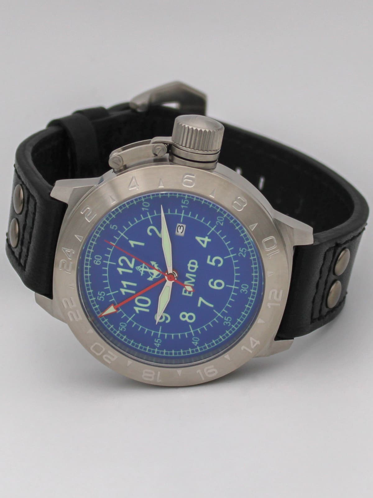 Часы ВМФ механические с автоподзаводом (Seiko NH34A) 52.322.01