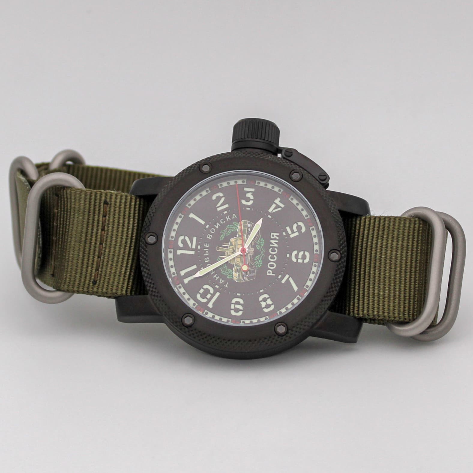 Часы Танковые войска РОССИЯ, механизм Восток 2415.01