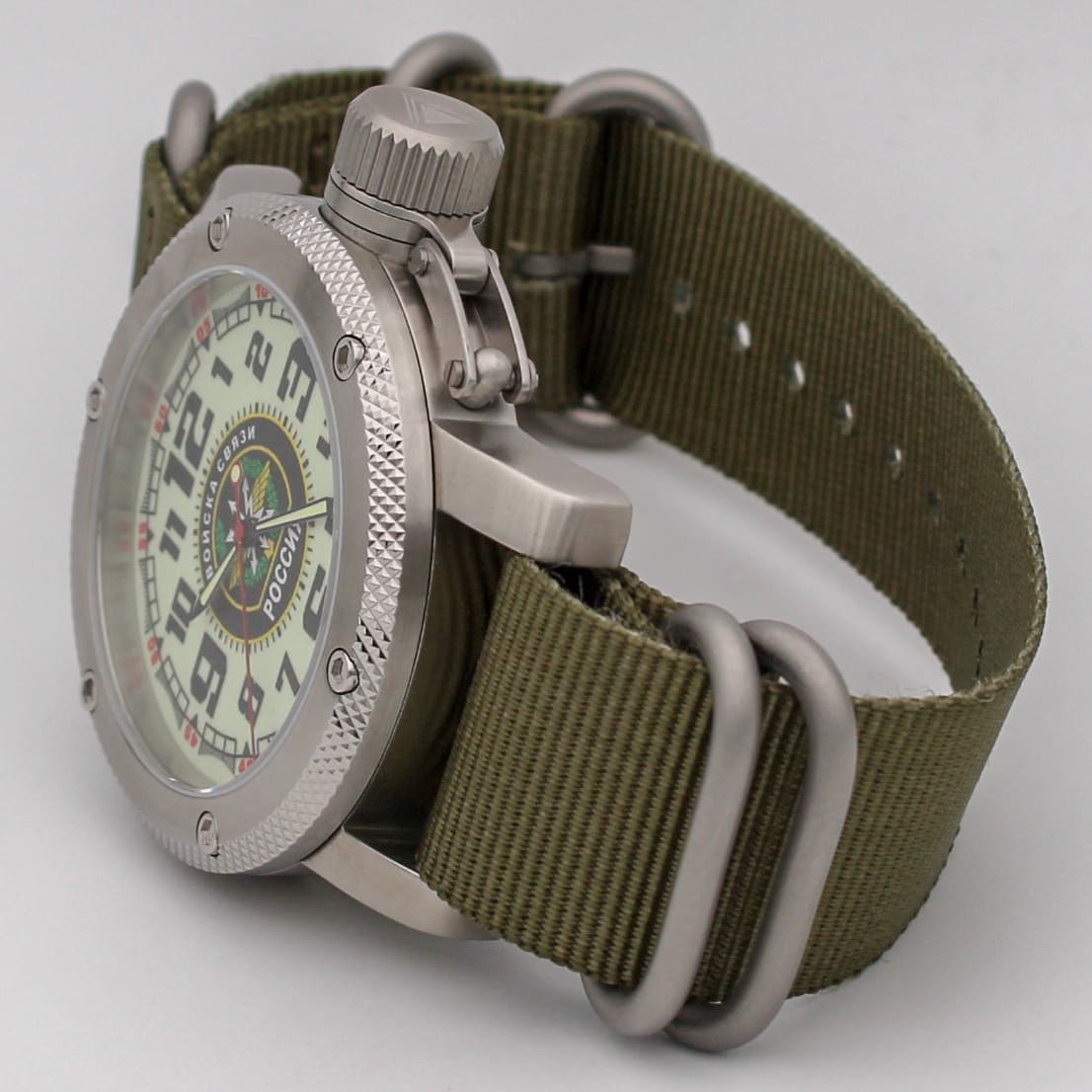 Часы ВОЙСКА СВЯЗИ РОССИИ, механизм Восток 2415.01