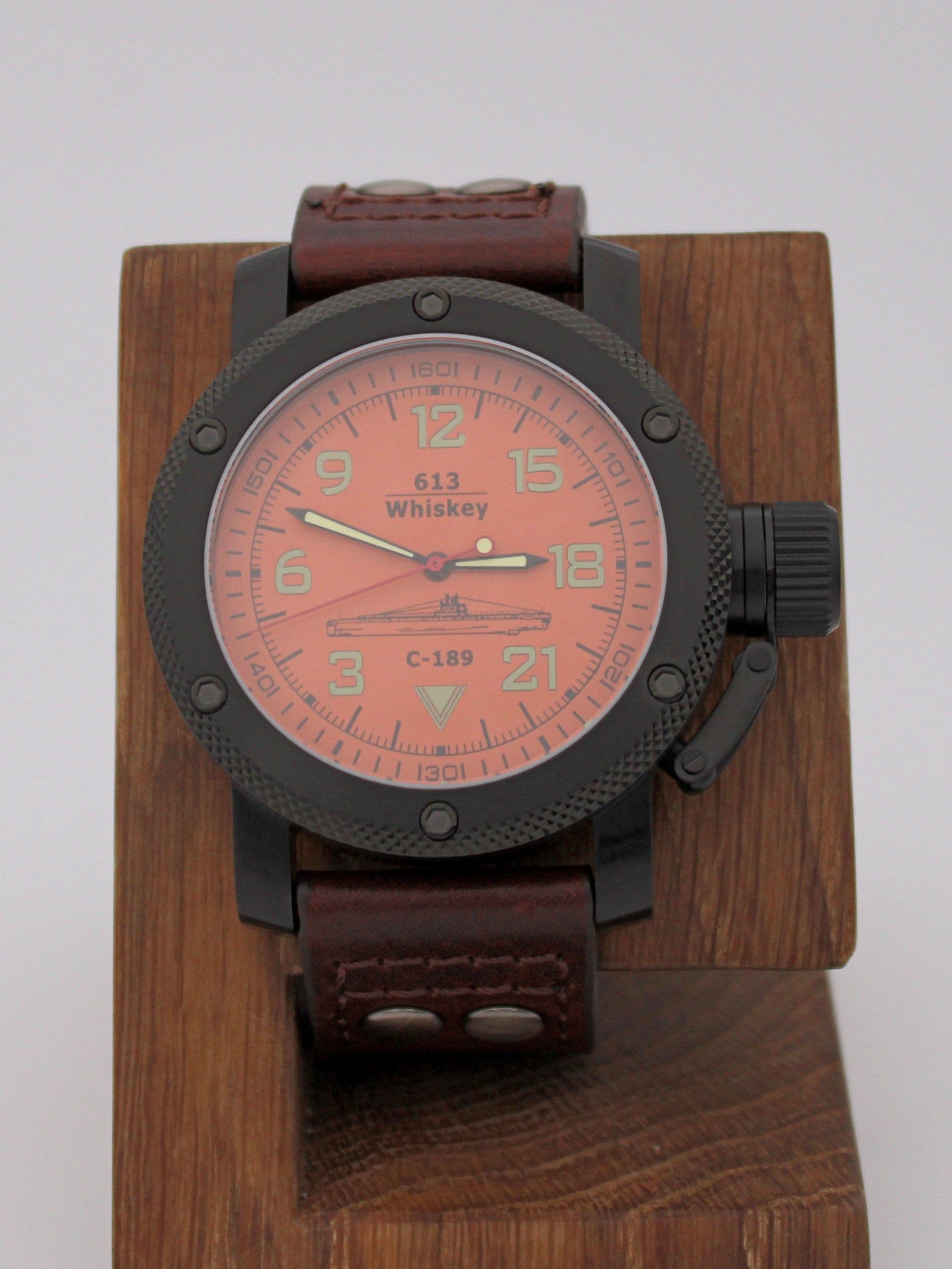 Часы С-189 (Whiskey) механические с автоподзаводом (Восток 2431) 101.103.02