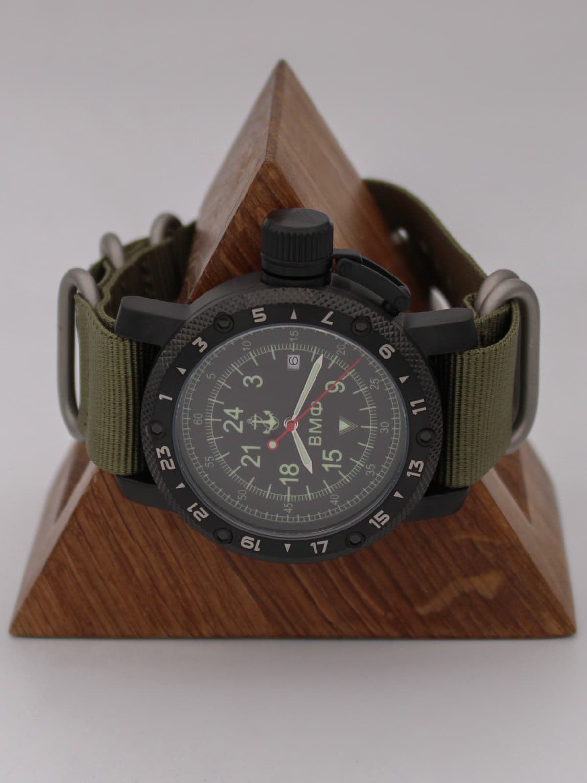 Часы ВМФ кварцевые (Ronda 515.24H) Q147.060.21