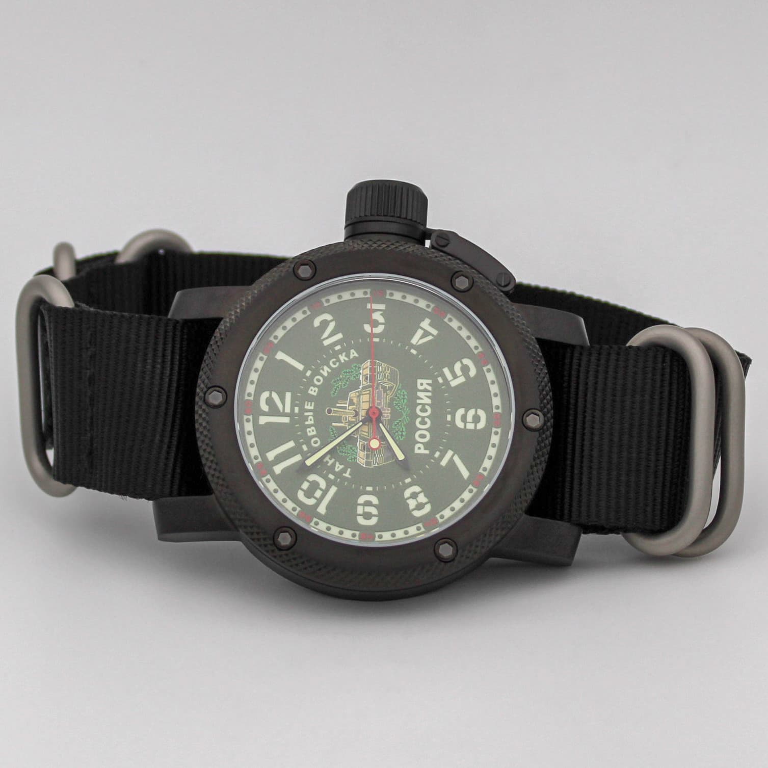 Часы Танковые войска РОССИЯ, механизм Восток 2415.01