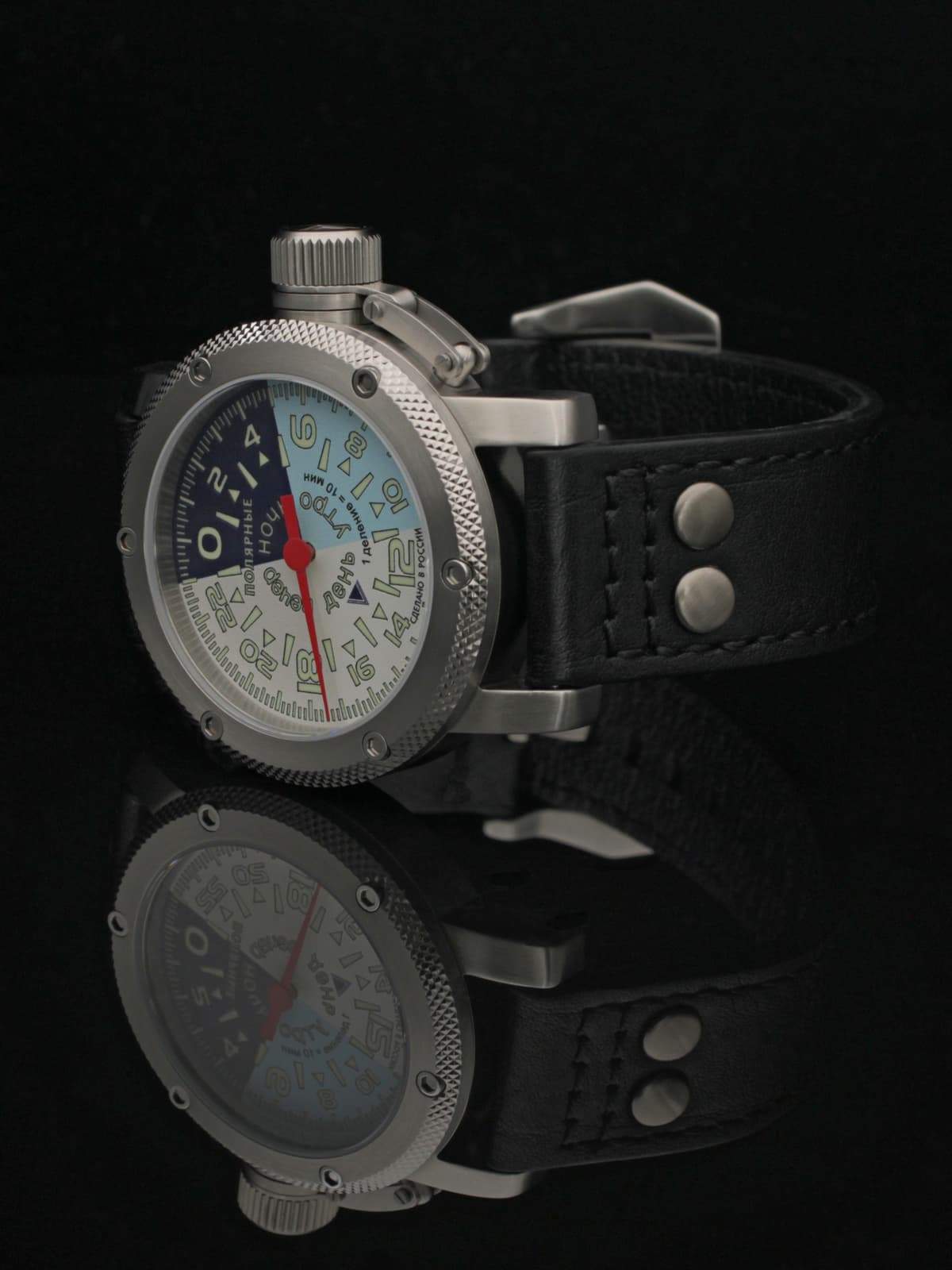 Часы "Утро/День/Вечер/Ночь" однострелочные механические с автоподзаводом (Восток 2431) 01.203.01