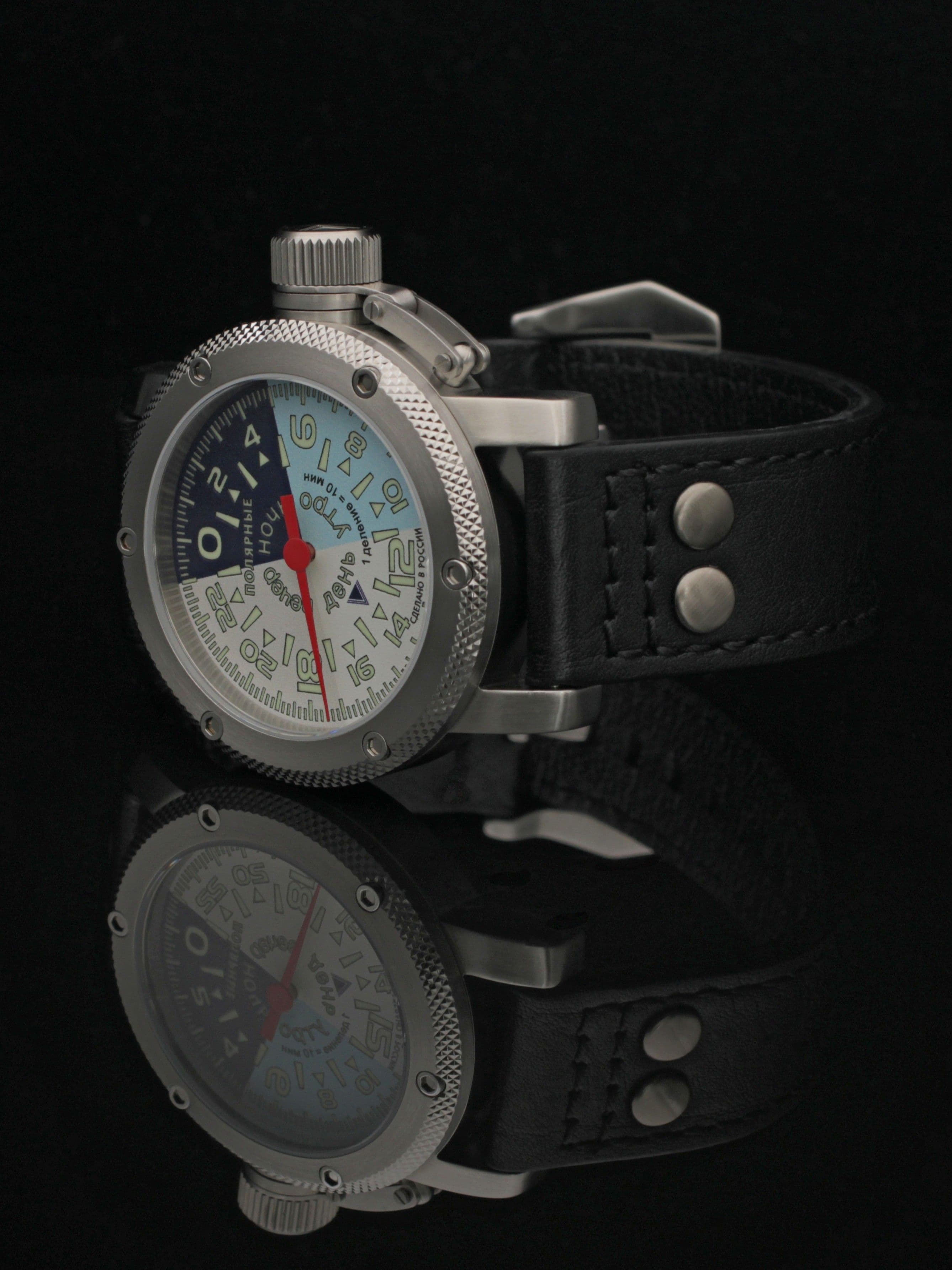 Часы "Утро/День/Вечер/Ночь" однострелочные механические с автоподзаводом (Восток 2431) 01.203.01