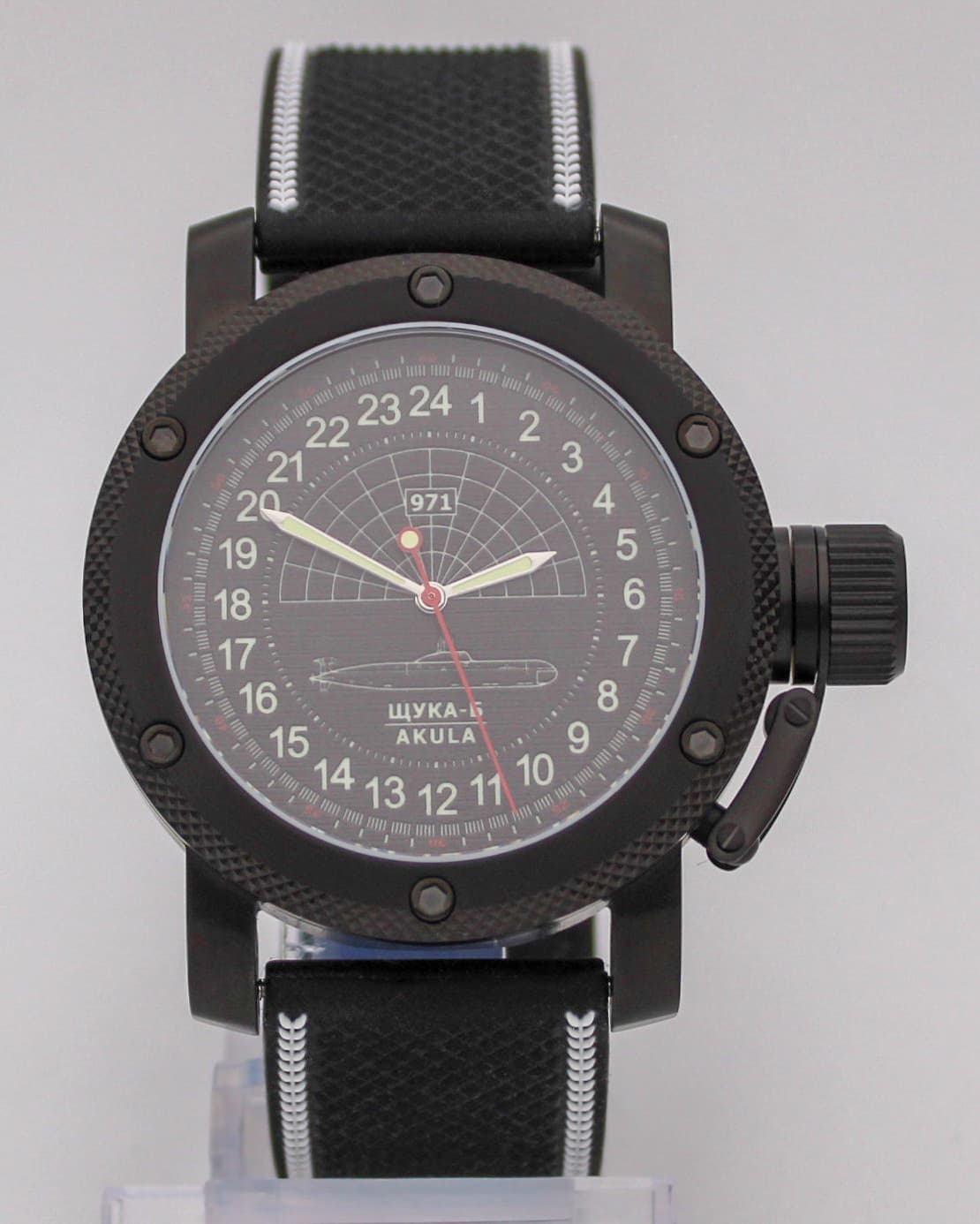 Часы 971 Щука-Б (Акула), механизм Восток 2415.01