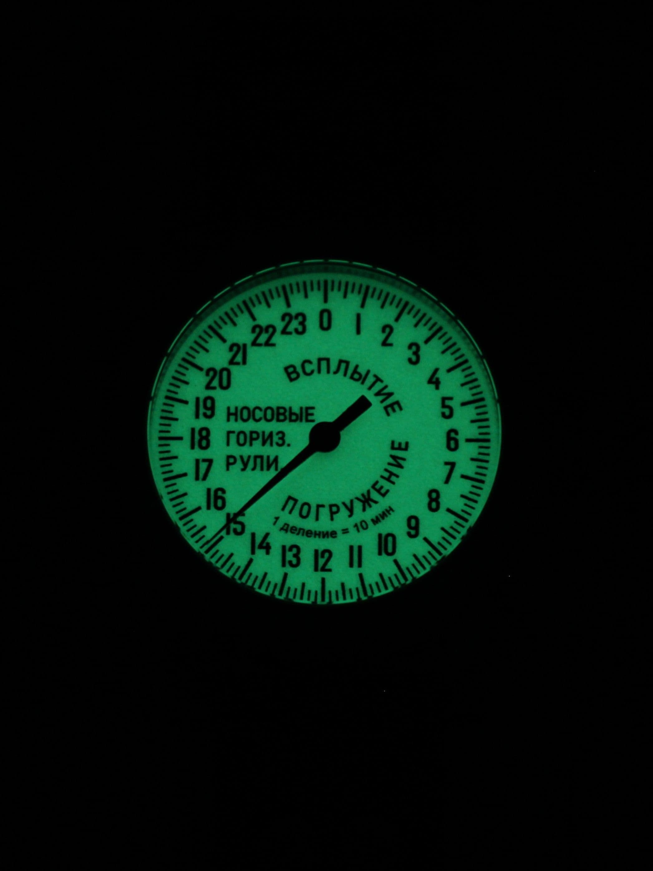 Часы Погружение / Всплытие однострелочные механические с автоподзаводом (Восток 2431) 01.181.21