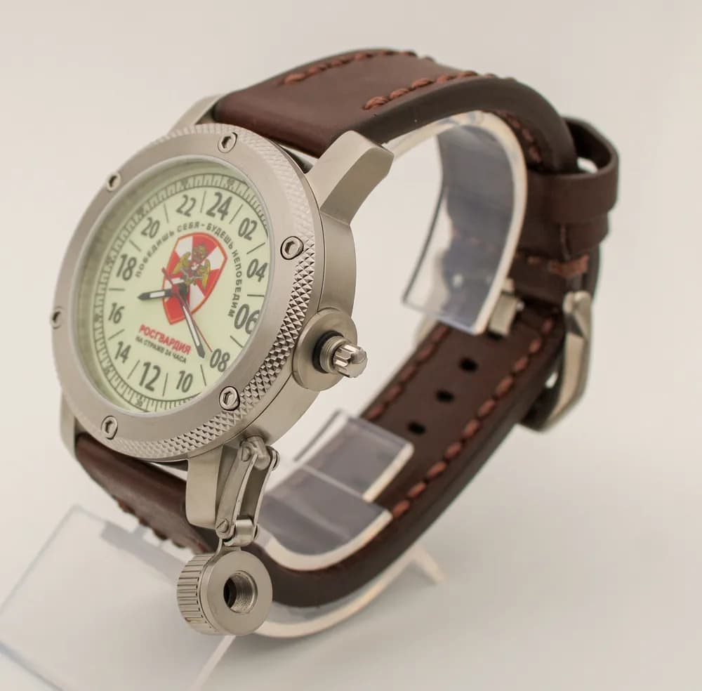 Часы наручные Росгвардия 1163.02 механические с автоподзаводом (сапфировое стекло),  механизм Восток 2431