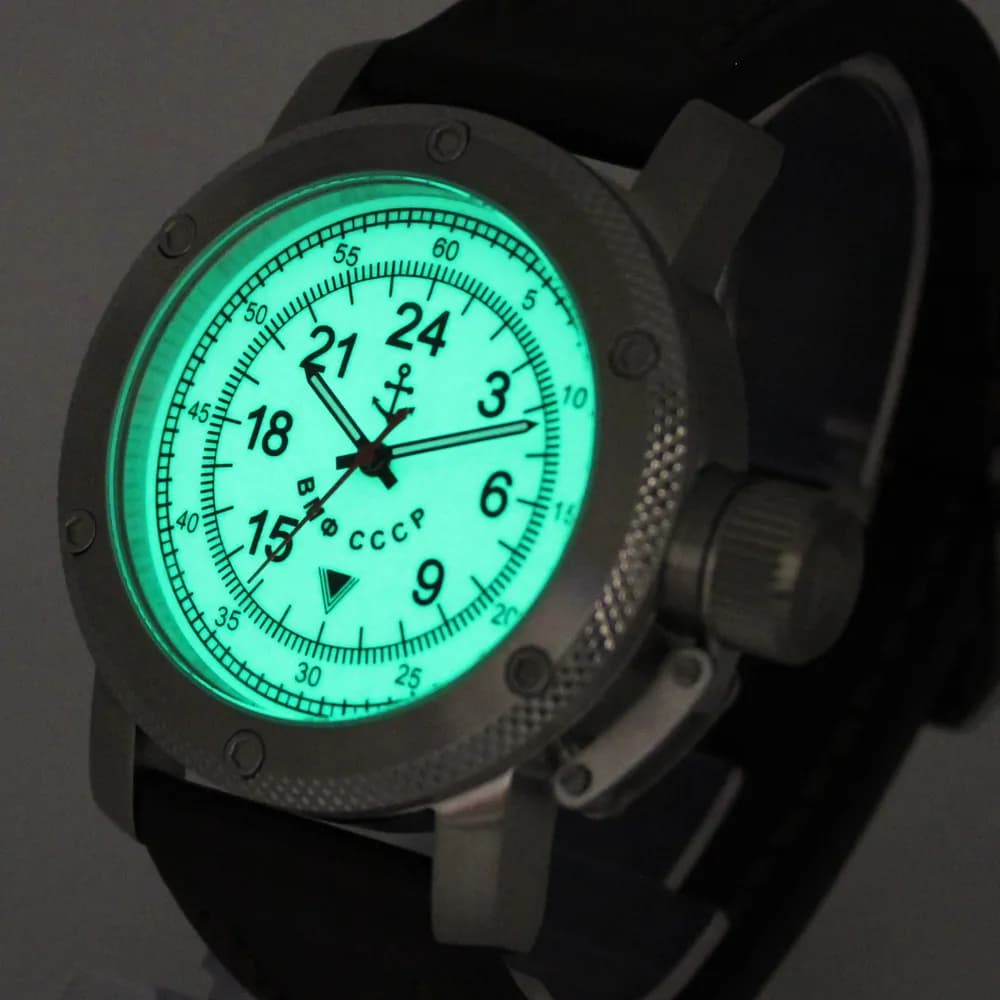 Часы ВМФ СССР механические 015.02 механизм Ракета 2623