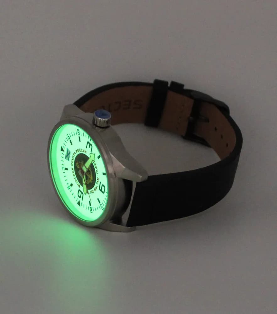 Часы наручные Морская пехота 21.166.01, механические, механизм Ракета 2609НА