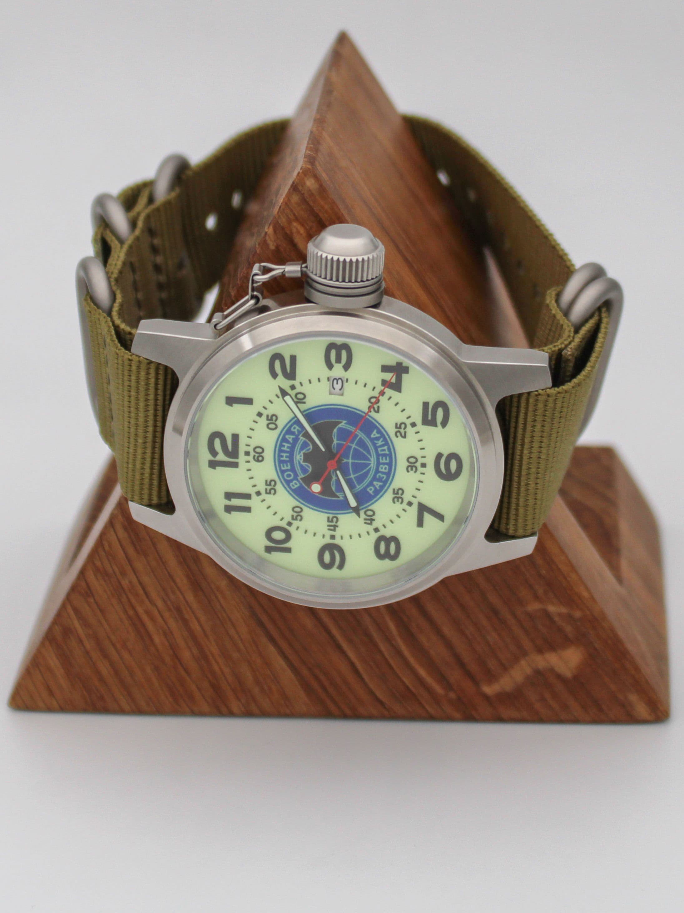 Часы Военная разведка механические с автоподзаводом (Seiko NH35A) 45.168.21