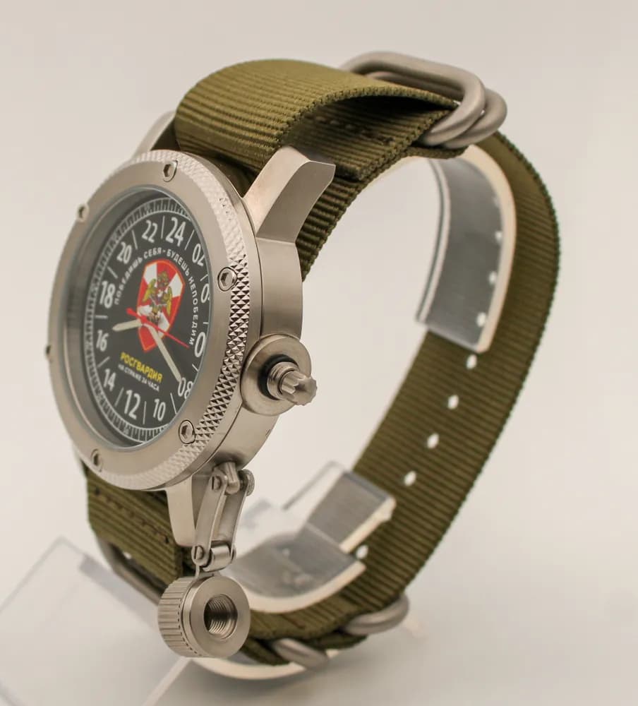 Часы наручные Росгвардия 164.21 механические, механизм Ракета 2623 Н