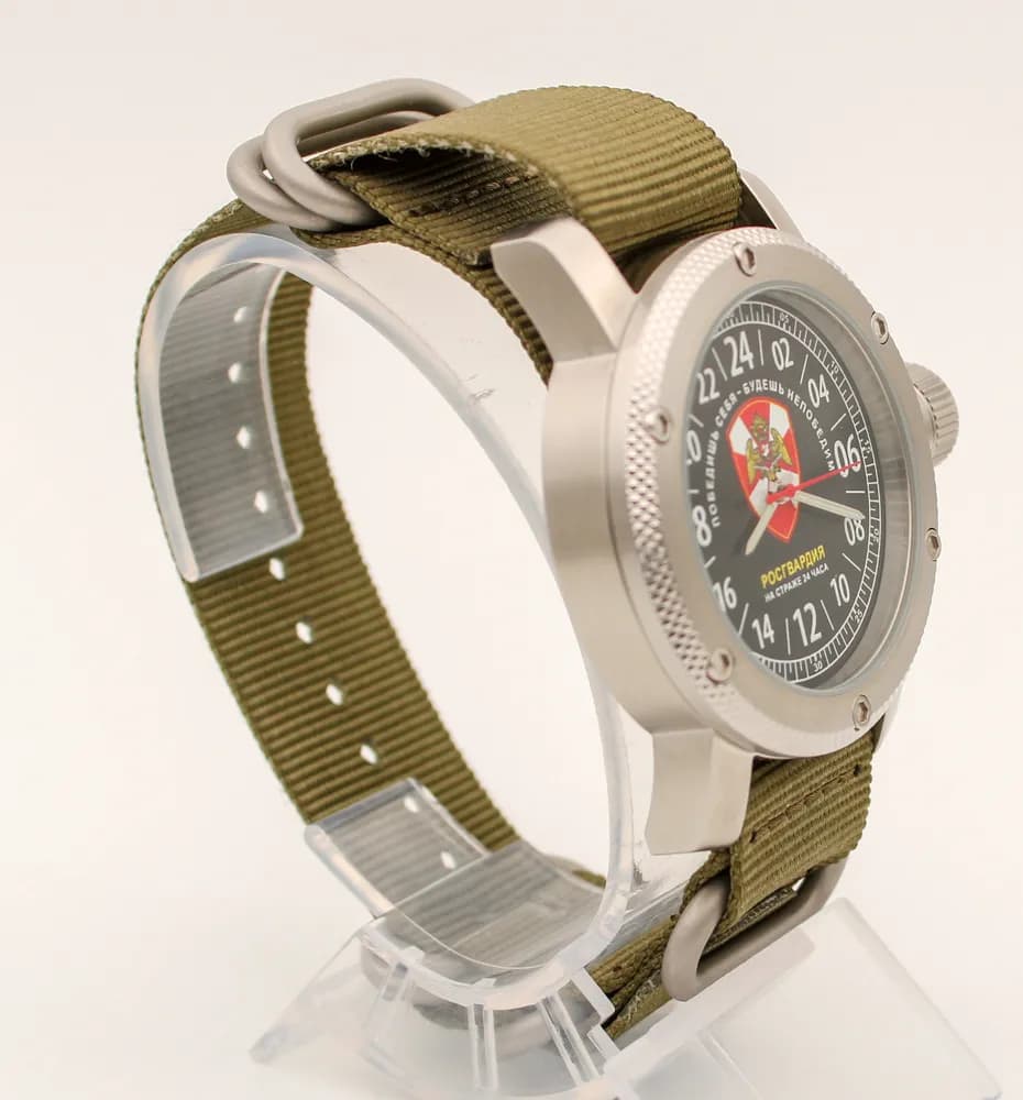 Часы наручные Росгвардия 164.21 механические, механизм Ракета 2623 Н