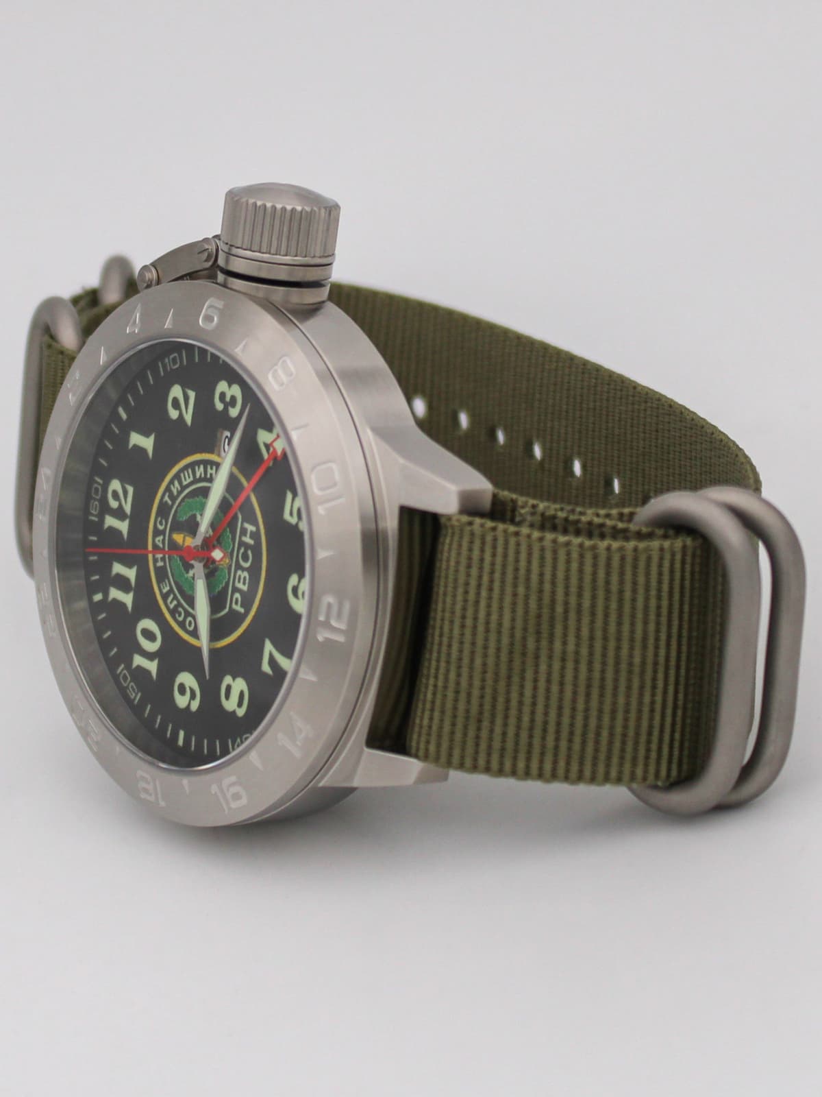 Часы РВСН механические с автоподзаводом (Seiko NH34A) 52.308.21