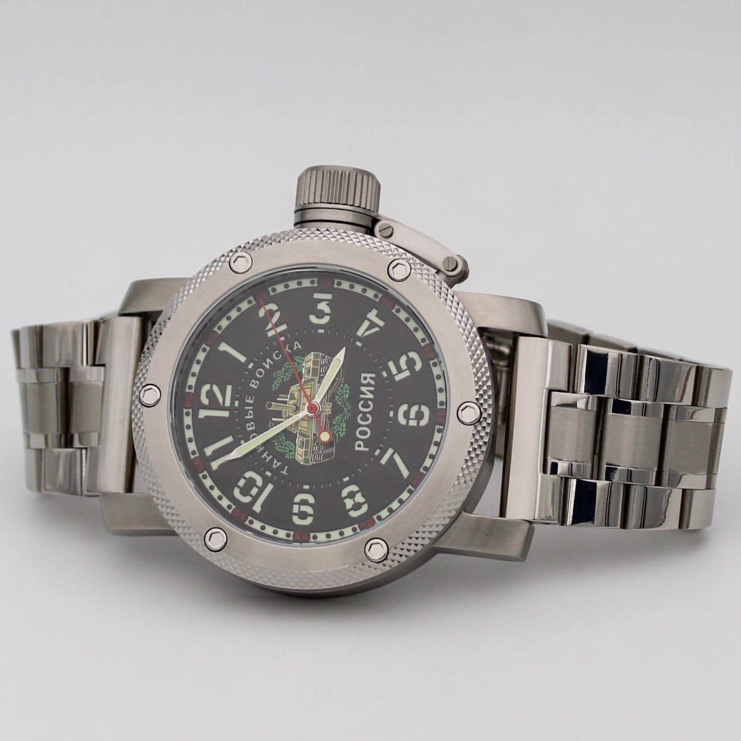 Часы Танковые войска РОССИЯ, механизм Восток 2415.01