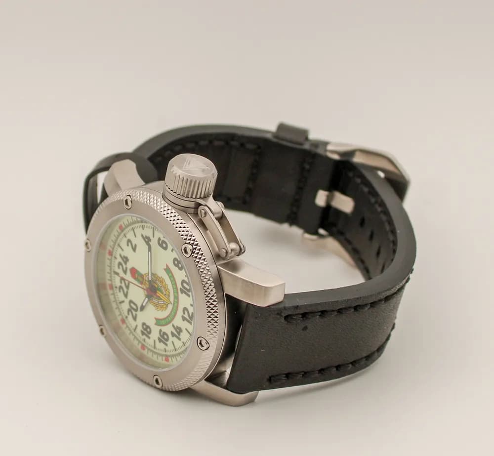 Часы наручные Погранвойска 173.01, механические, механизм Ракета 2623