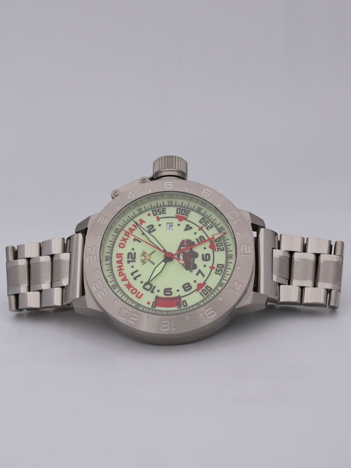 Часы Пожарная охрана (ЗИЛ) механические с автоподзаводом (Seiko NH34A) 52.330.2