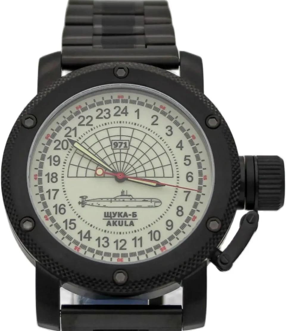 Часы 971 Щука-Б (Акула), механизм Восток 2415.01
