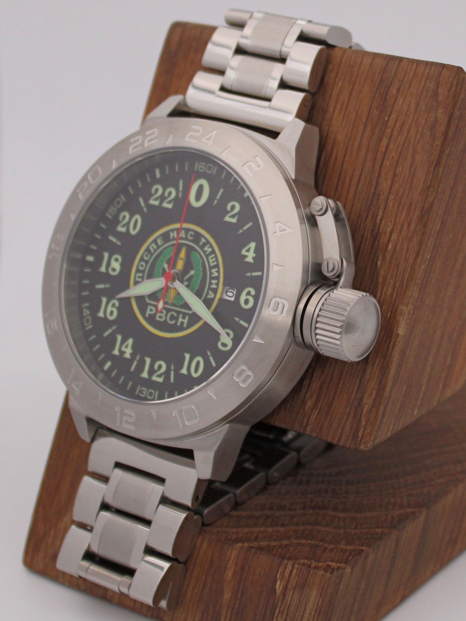 Часы РВСН механические с автоподзаводом (Seiko NH34A) 52.161.2