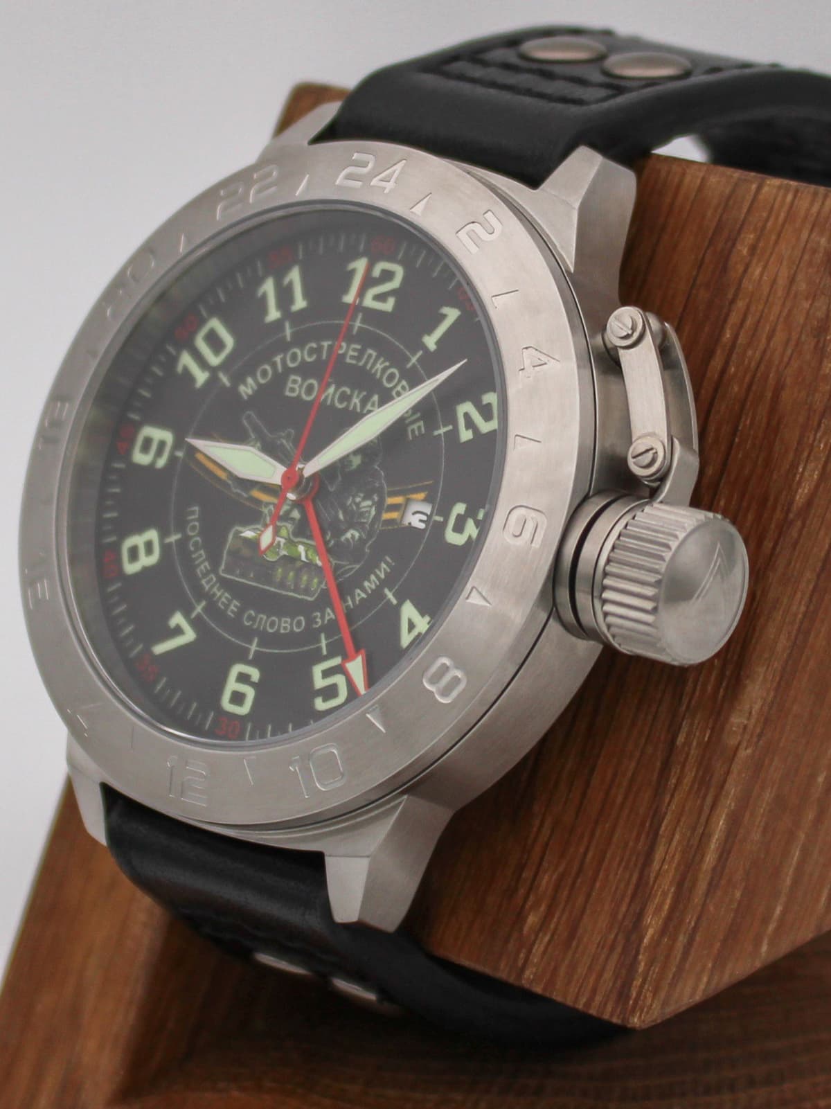 Часы Мотострелковые войска механические с автоподзаводом (Seiko NH34A) 52.286.01