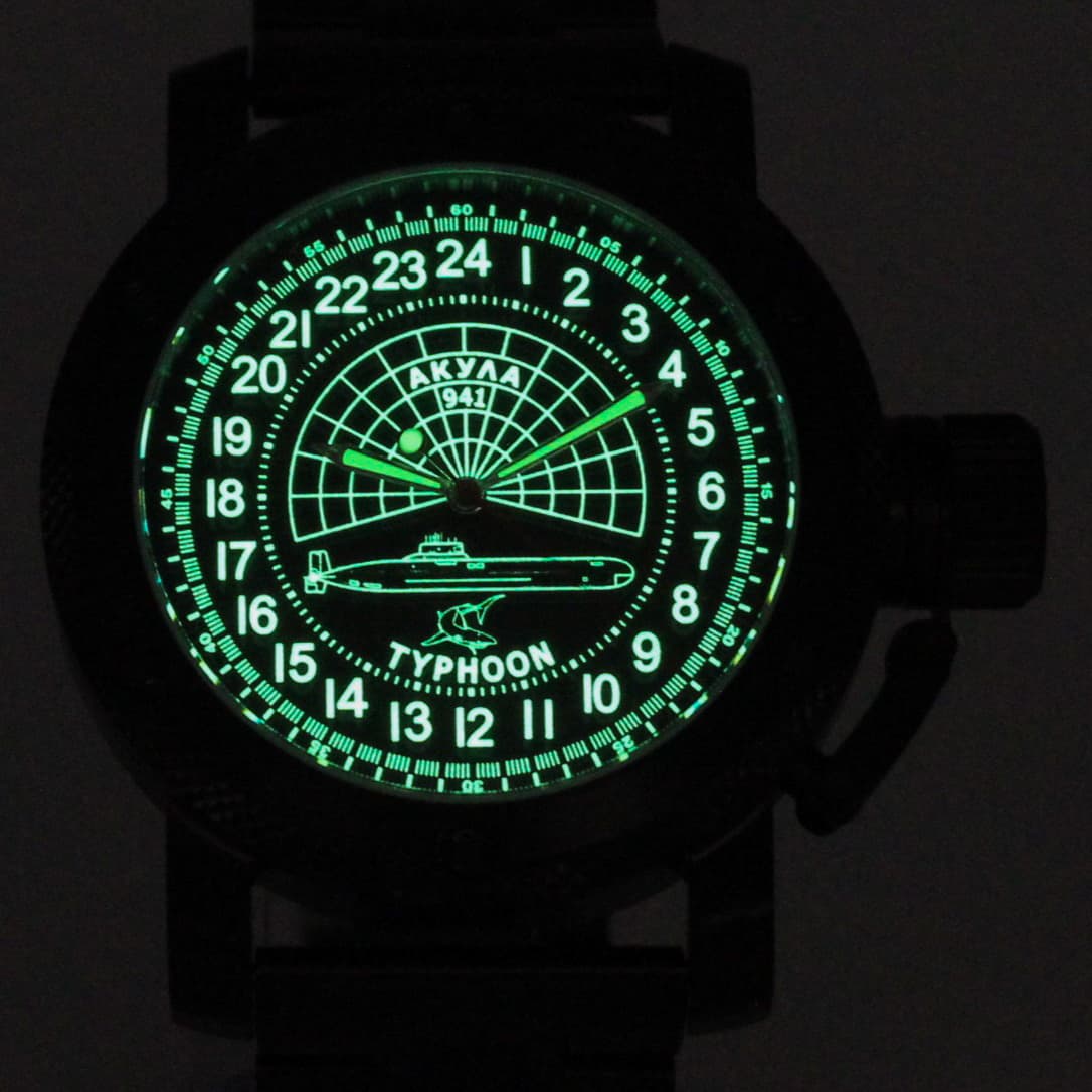 Часы 941 / Акула (Typhoon) механизм Восток 2431