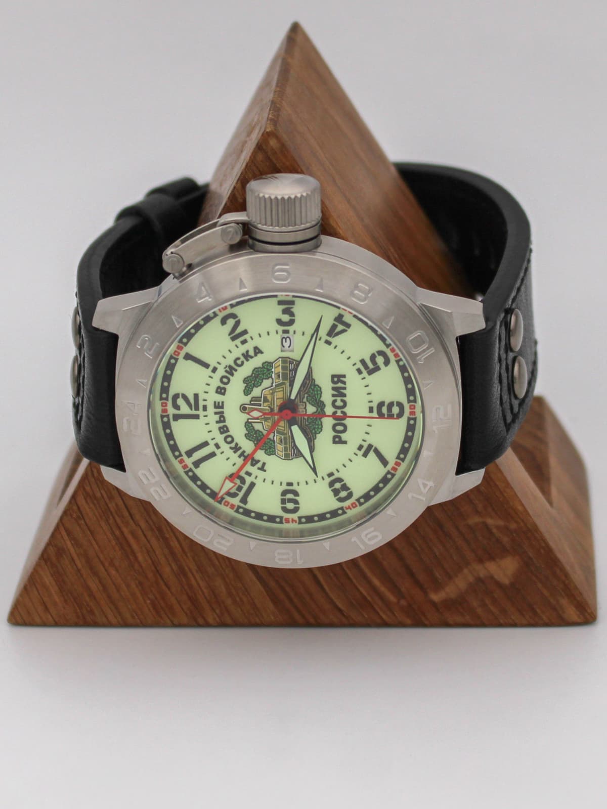 Часы Танковые войска механические с автоподзаводом (Seiko NH34A) 52.210.01