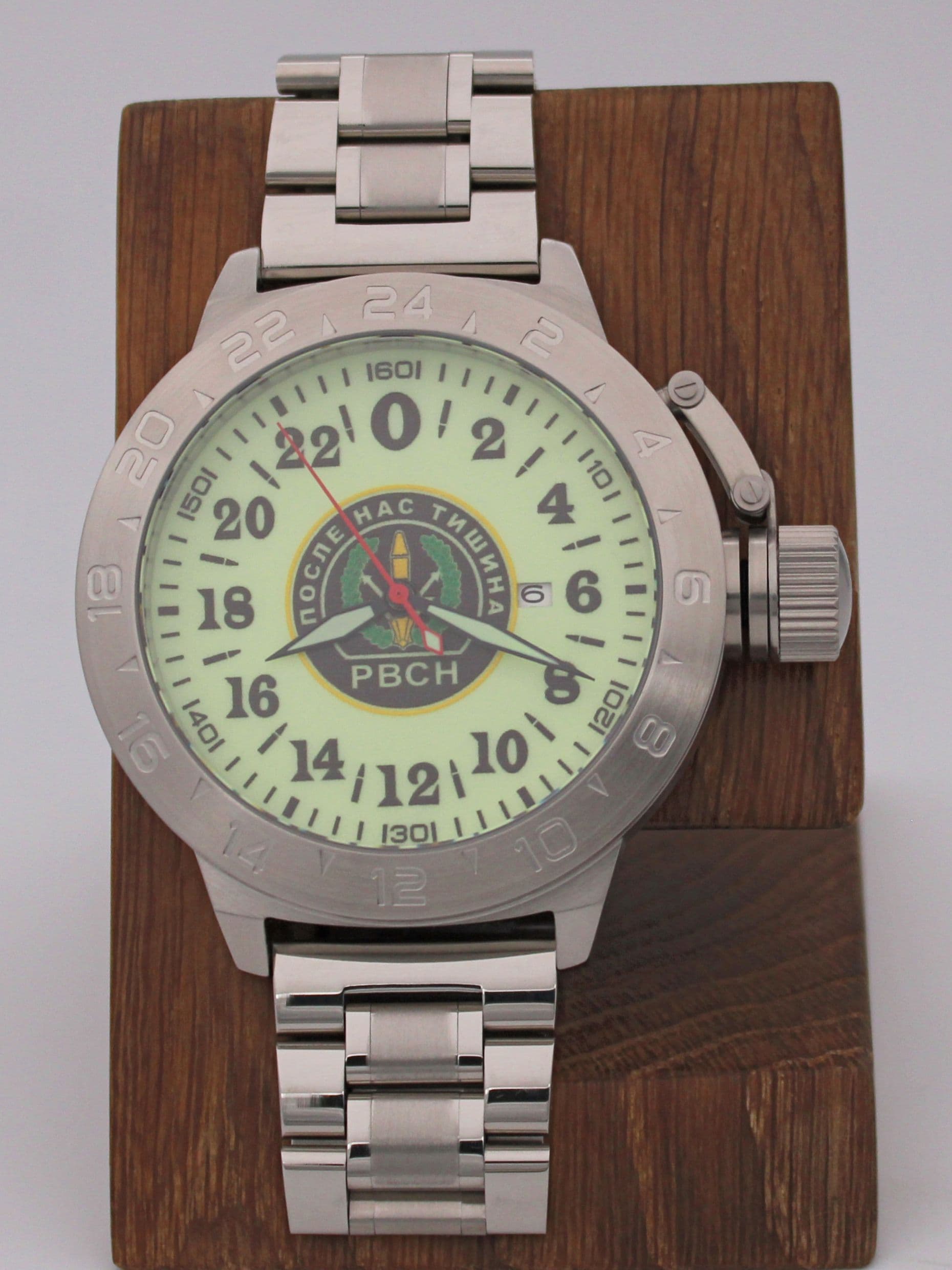 Часы РВСН механические с автоподзаводом (Seiko NH34A) 52.160.2