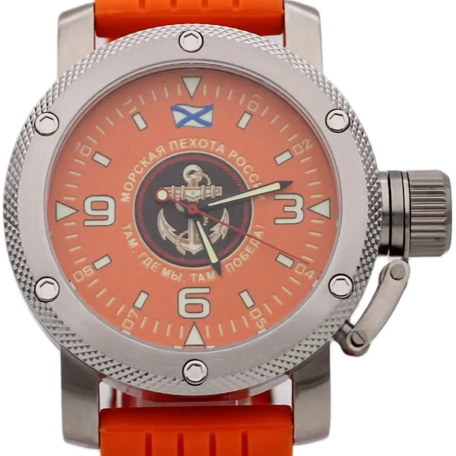 Часы Морская пехота России / там,где мы,там-победа! механизм Восток 2415.01
