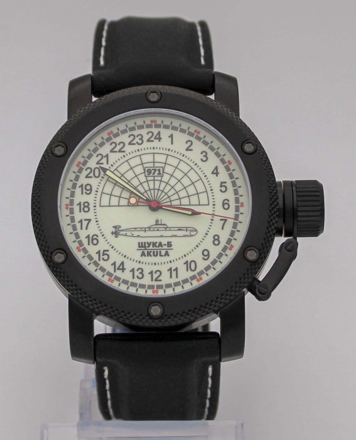Часы 971 Щука-Б (Акула), механизм Восток 2415.01