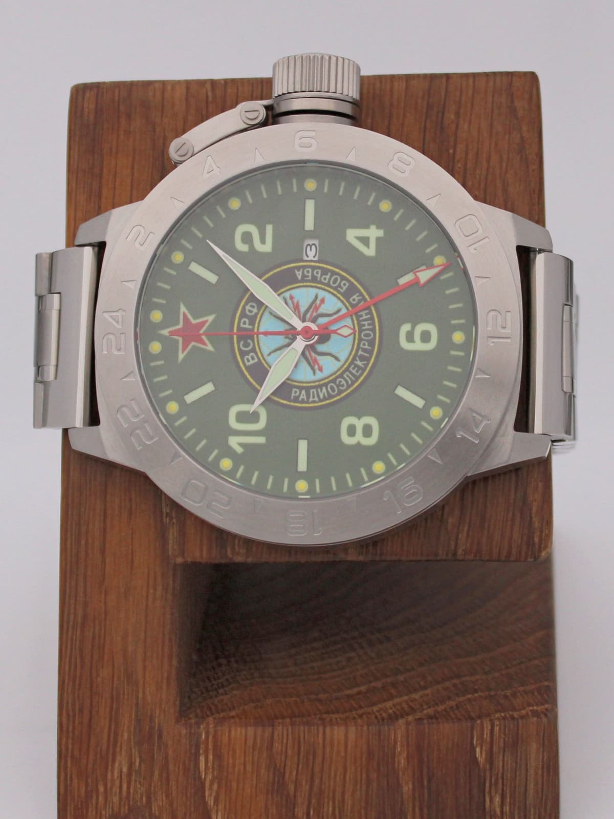 Часы Войска РЭБ механические с автоподзаводом (Seiko NH34A) 52.277.2