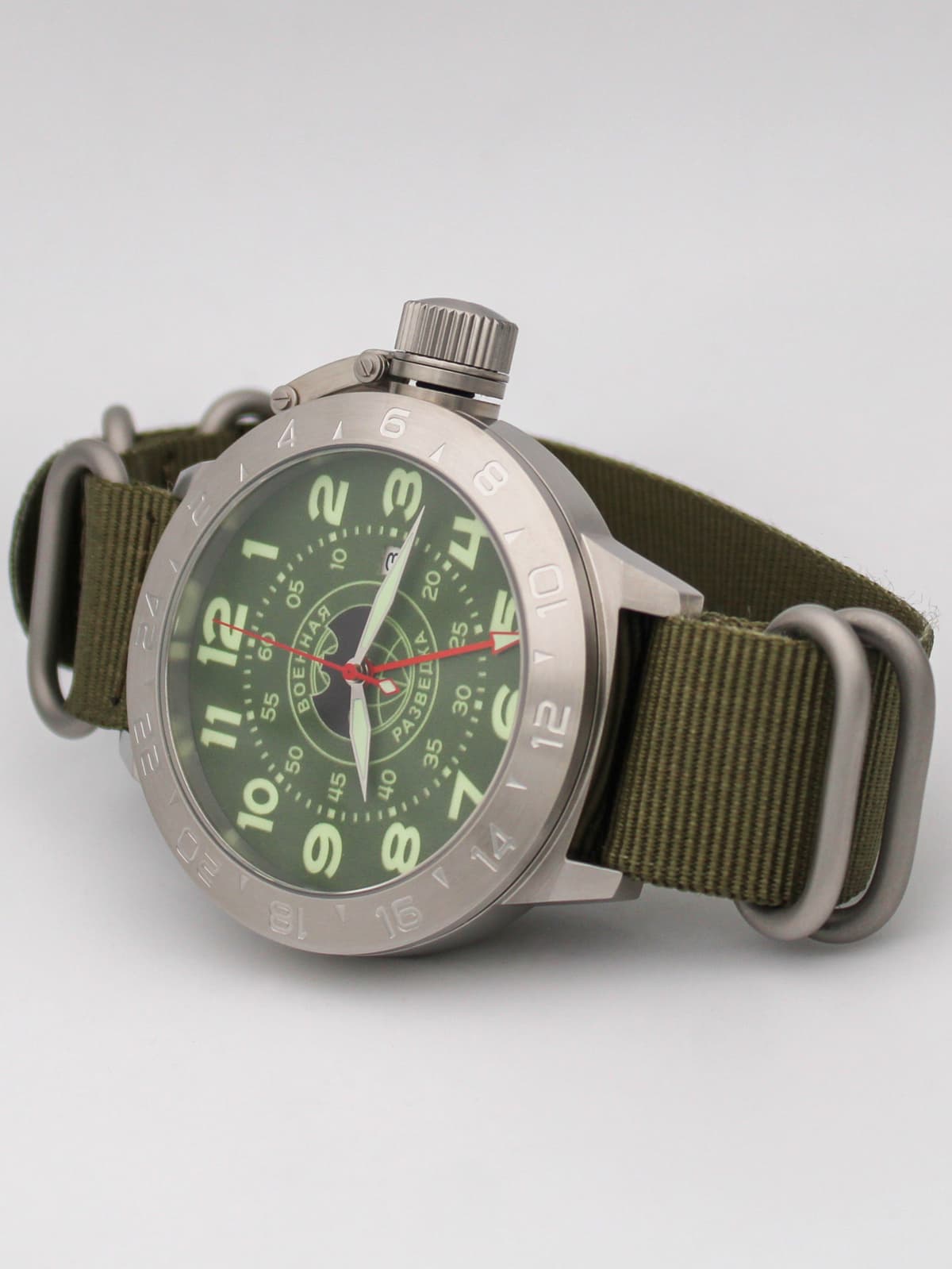 Часы Военная разведка механические с автоподзаводом (Seiko NH34A) 52.267.21