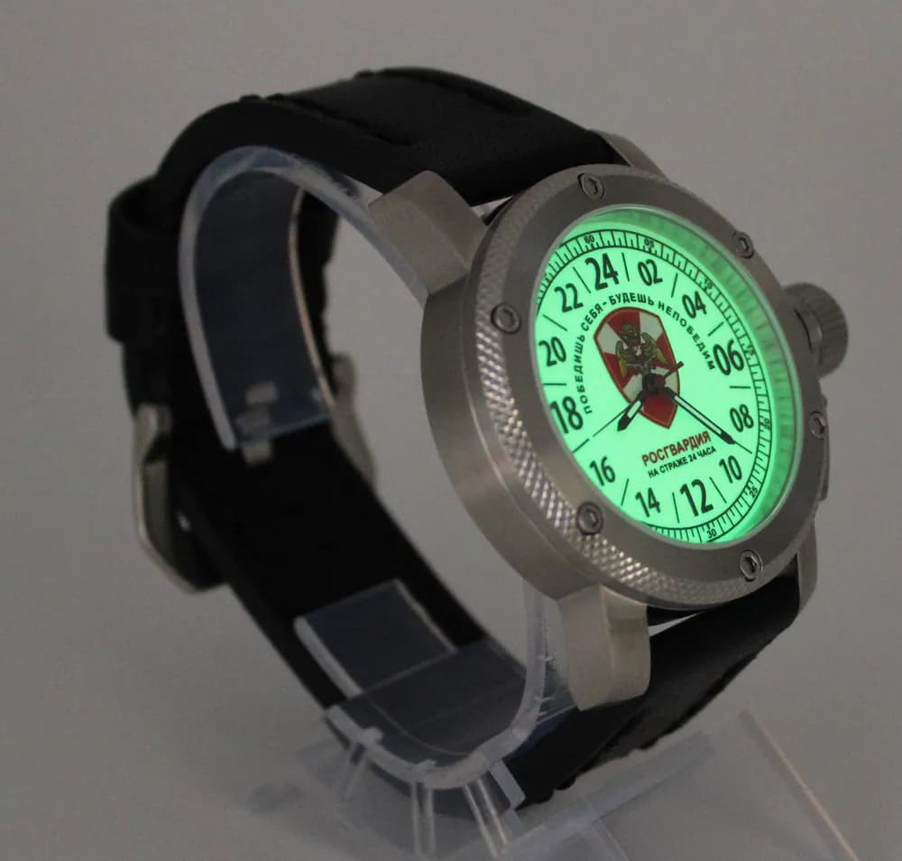 Часы наручные Росгвардия 1163.01 механические с автоподзаводом (сапфировое стекло),  механизм Восток 2431