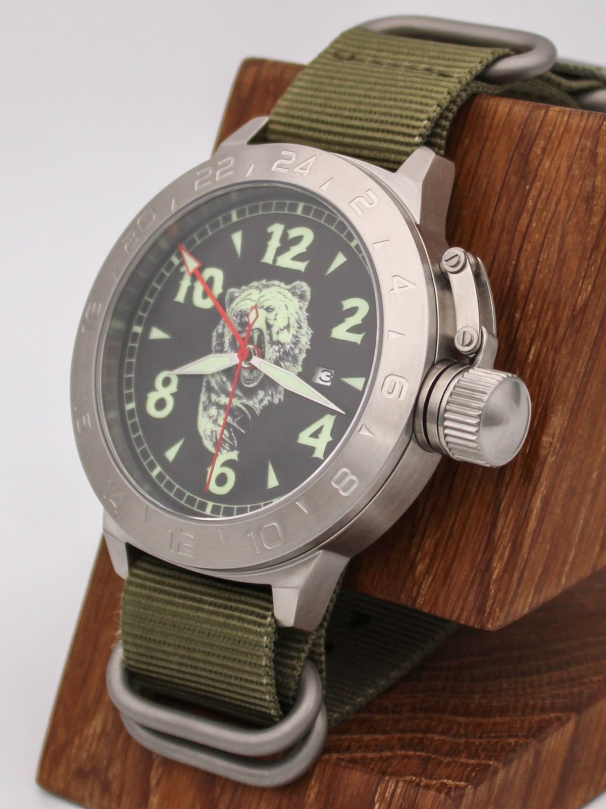 Часы Медведь механические с автоподзаводом (Seiko NH34A) 52.318.21