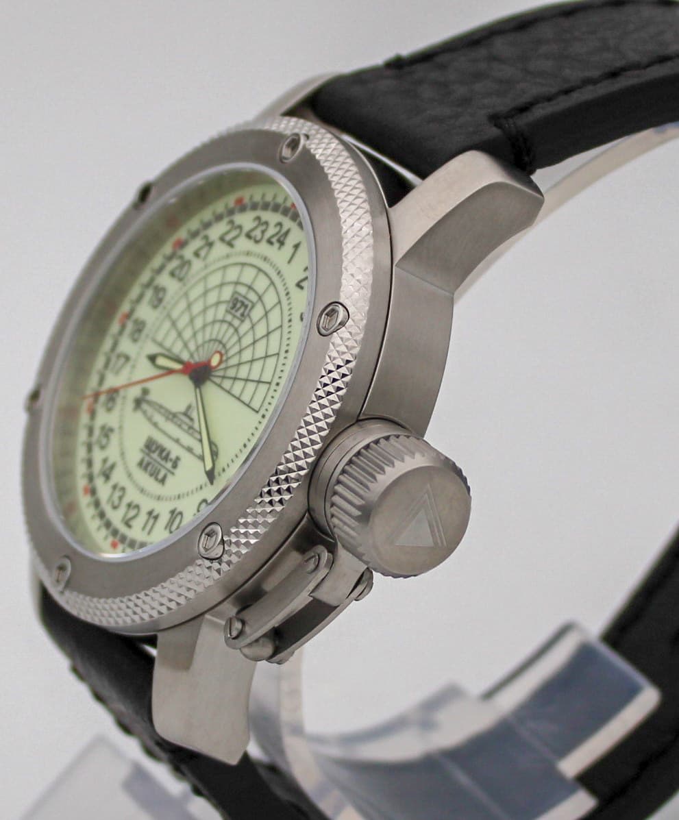 Часы наручные 971 / Щука-Б (Akula), механические,противоударные,  механизм Ракета 2623 Н