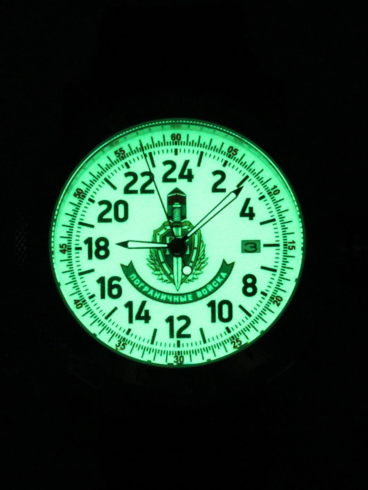 Часы Погранвойска кварцевые (Ronda 515.24H) Q47.173.2