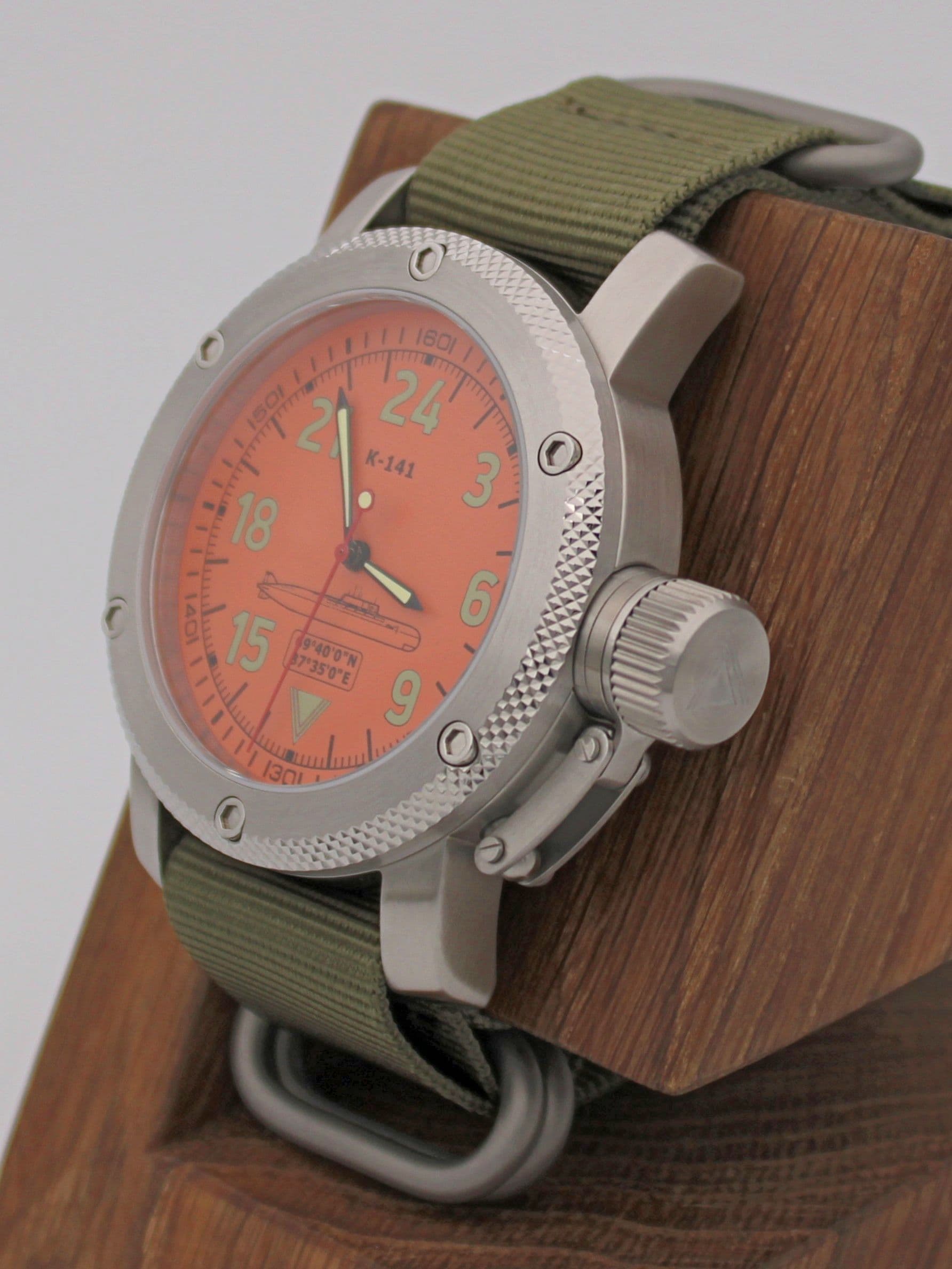 Часы К-141 / Курск (Oscar-II) механические с автоподзаводом (Восток 2431) 01.088.21