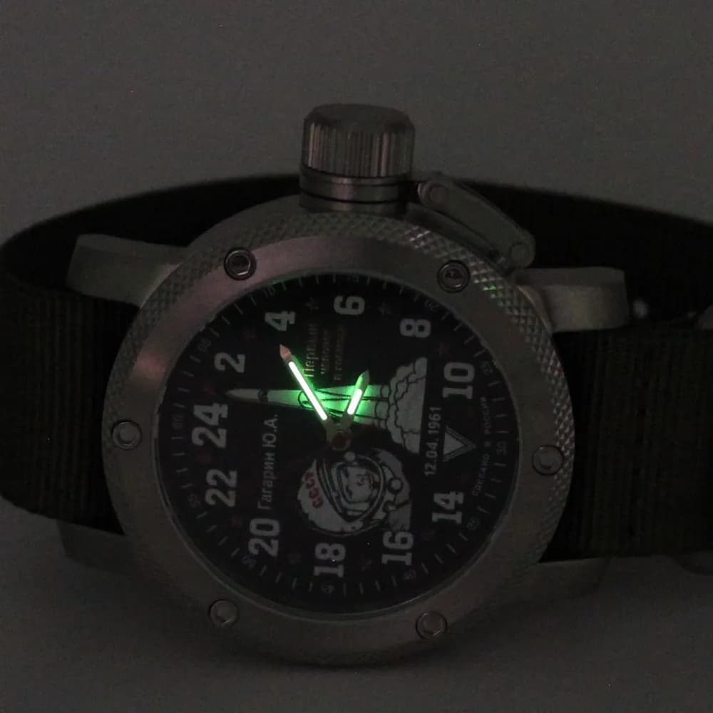 Часы Гагарин 1116.21 механические с автоподзаводом (сапфировое стекло), механизм Восток 2431