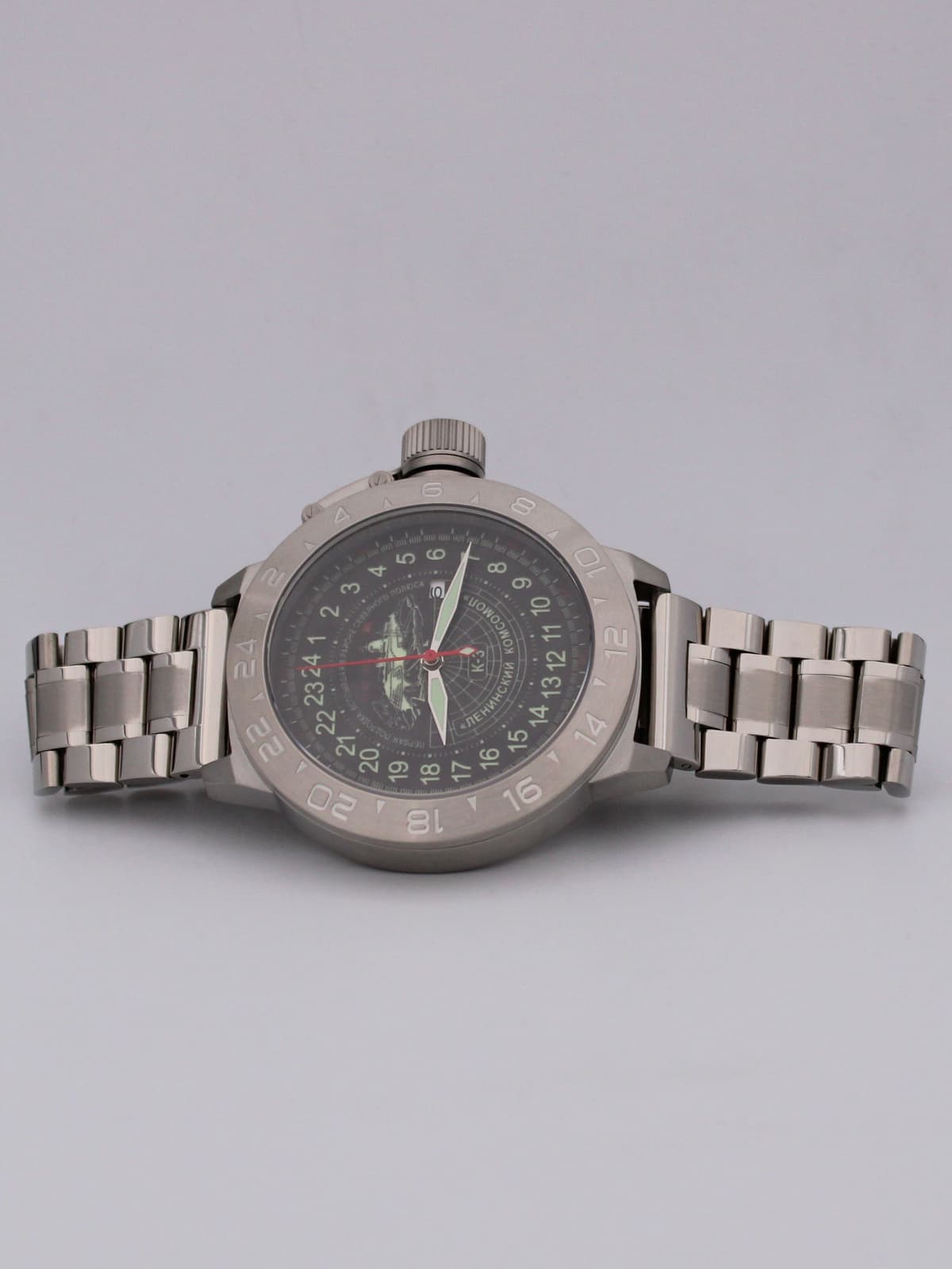 Часы К-3 "Ленинский комсомол" механические с автоподзаводом (Seiko NH34A) 52.152.2