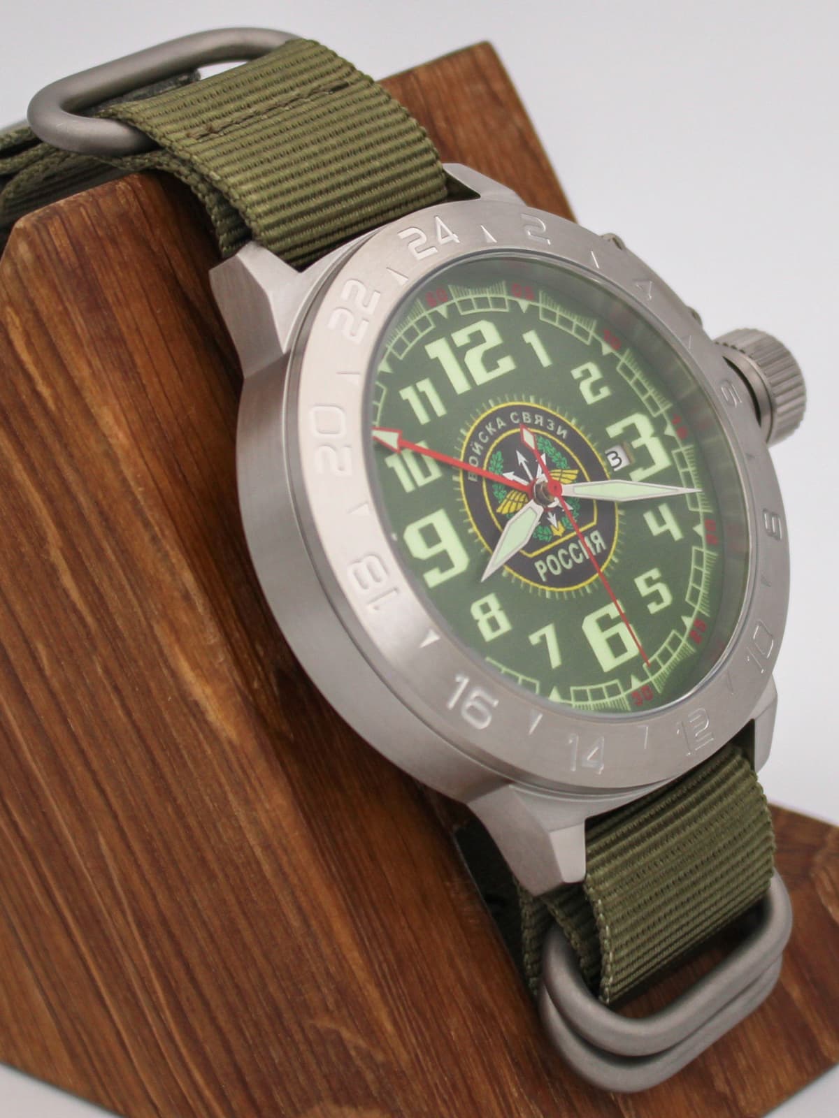 Часы Войска связи механические с автоподзаводом (Seiko NH34A) 52.198.21