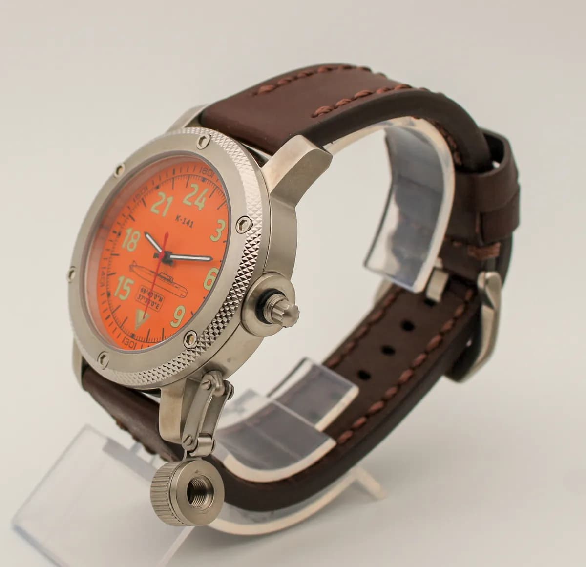 Часы К-141 Курск (Oscar-II) 1088.02 механические (сапфировое стекло) с автоподзаводом, механизм Восток 2431 