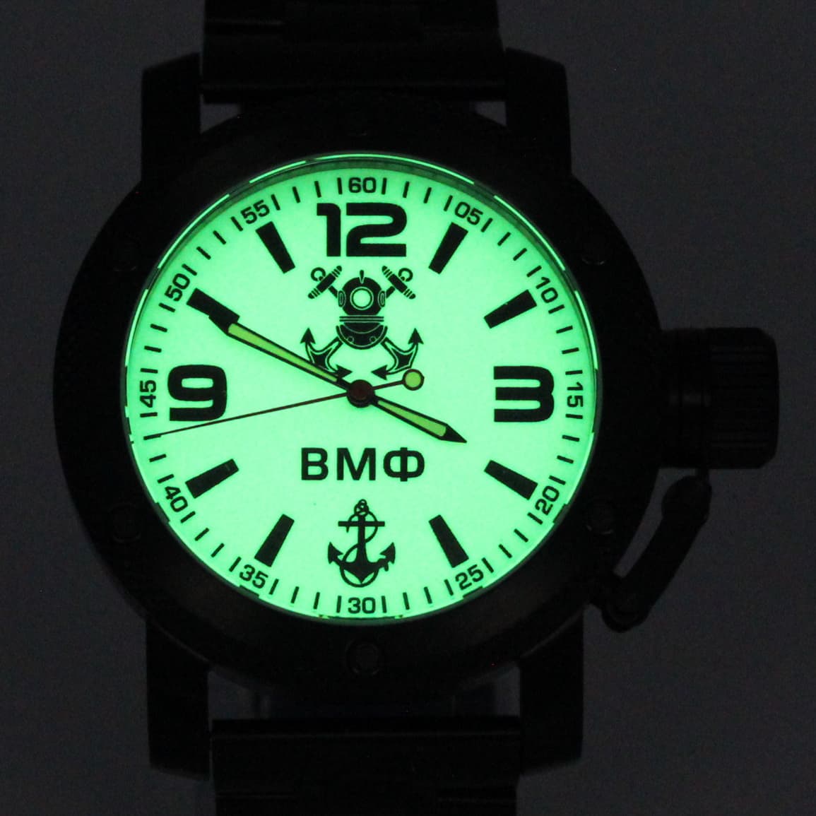 Часы ВМФ(с якорем) механизм Восток 2415.01