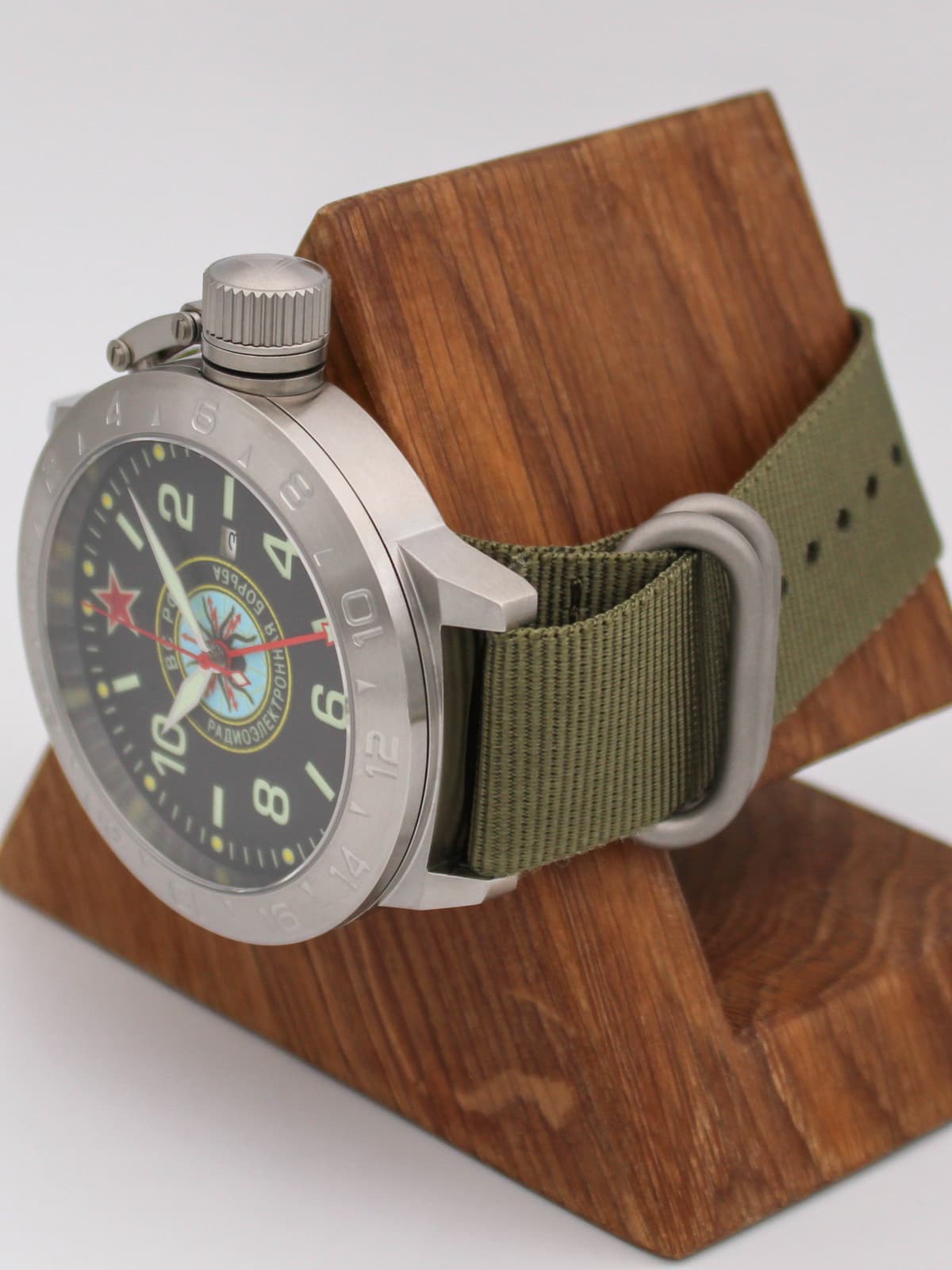 Часы Войска РЭБ механические с автоподзаводом (Seiko NH34A) 52.276.21