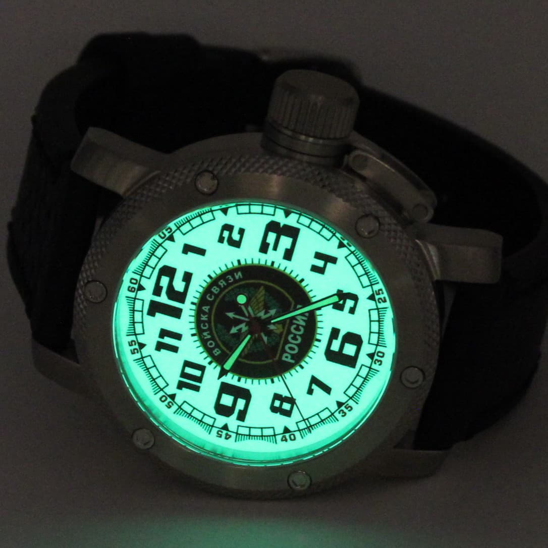 Часы ВОЙСКА СВЯЗИ РОССИИ, механизм Восток 2415.01