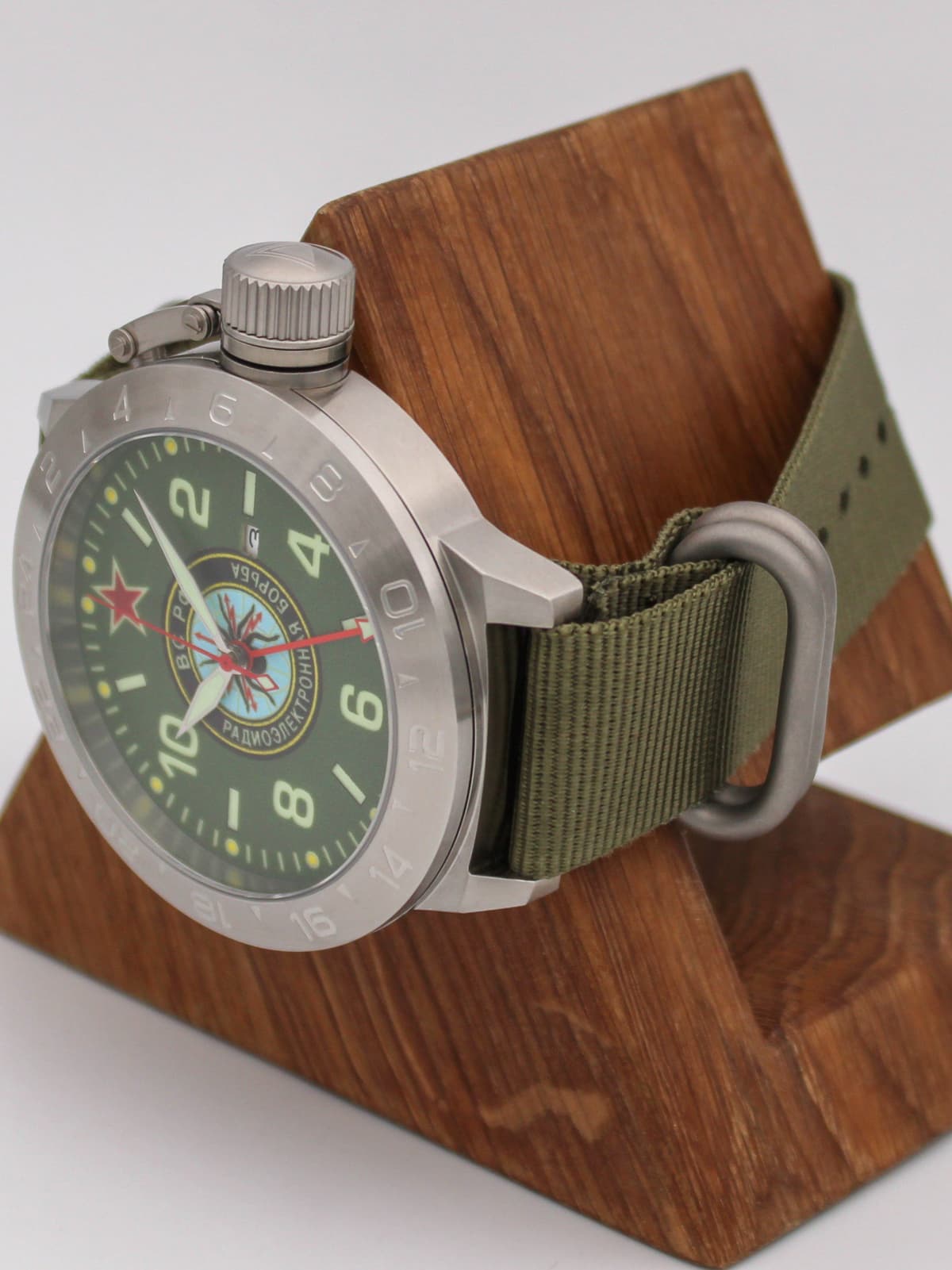 Часы Войска РЭБ механические с автоподзаводом (Seiko NH34A) 52.277.21