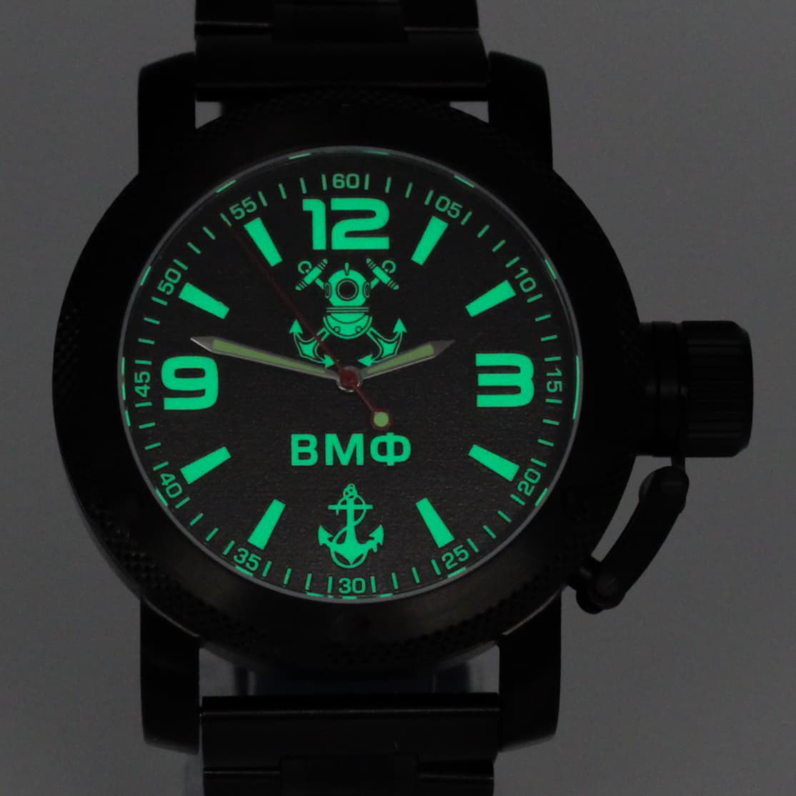 Часы ВМФ(с якорем) механизм Восток 2415.01