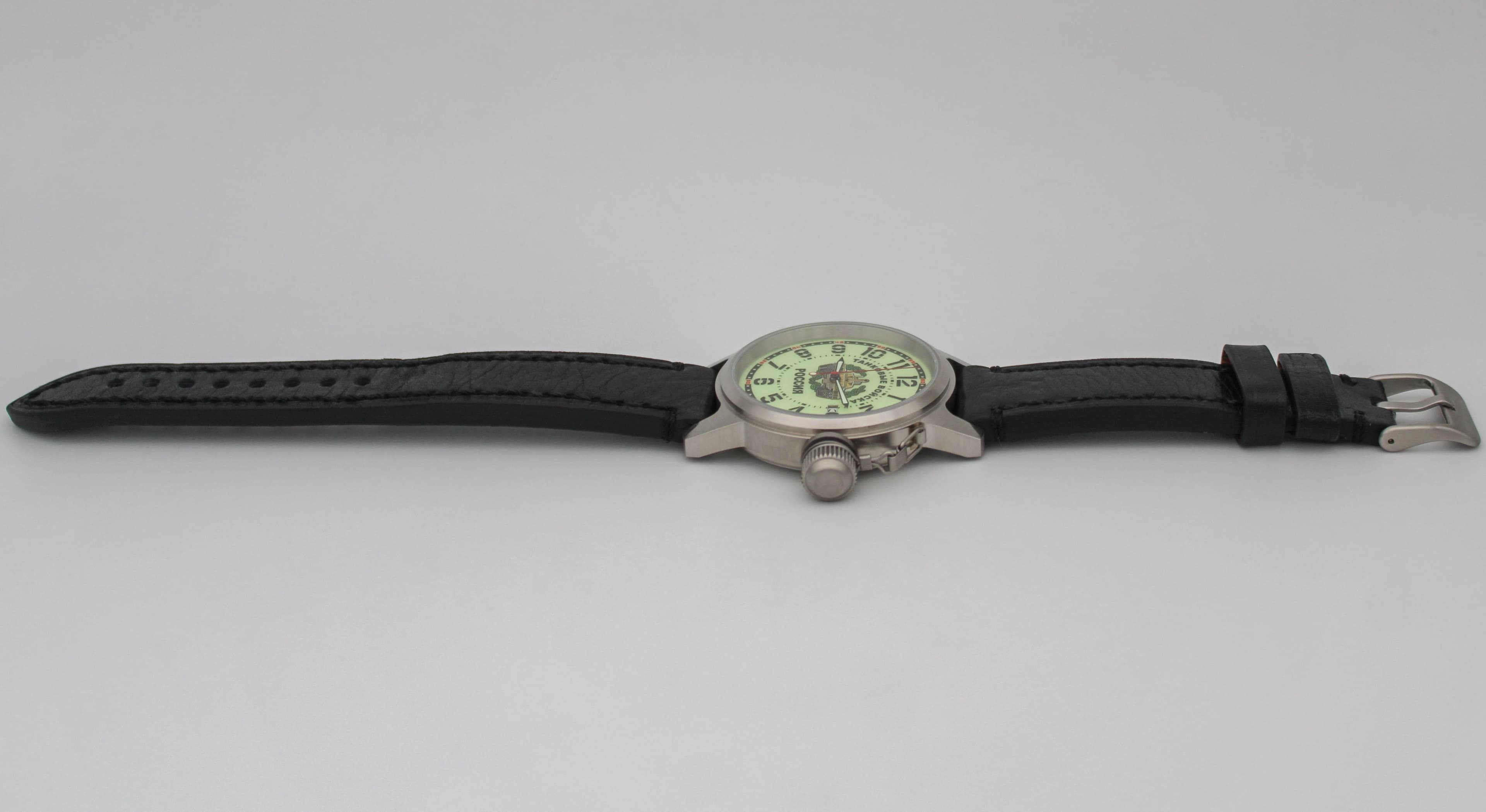 Часы Танковые войска механические с автоподзаводом (Seiko NH35A) 45.210.01