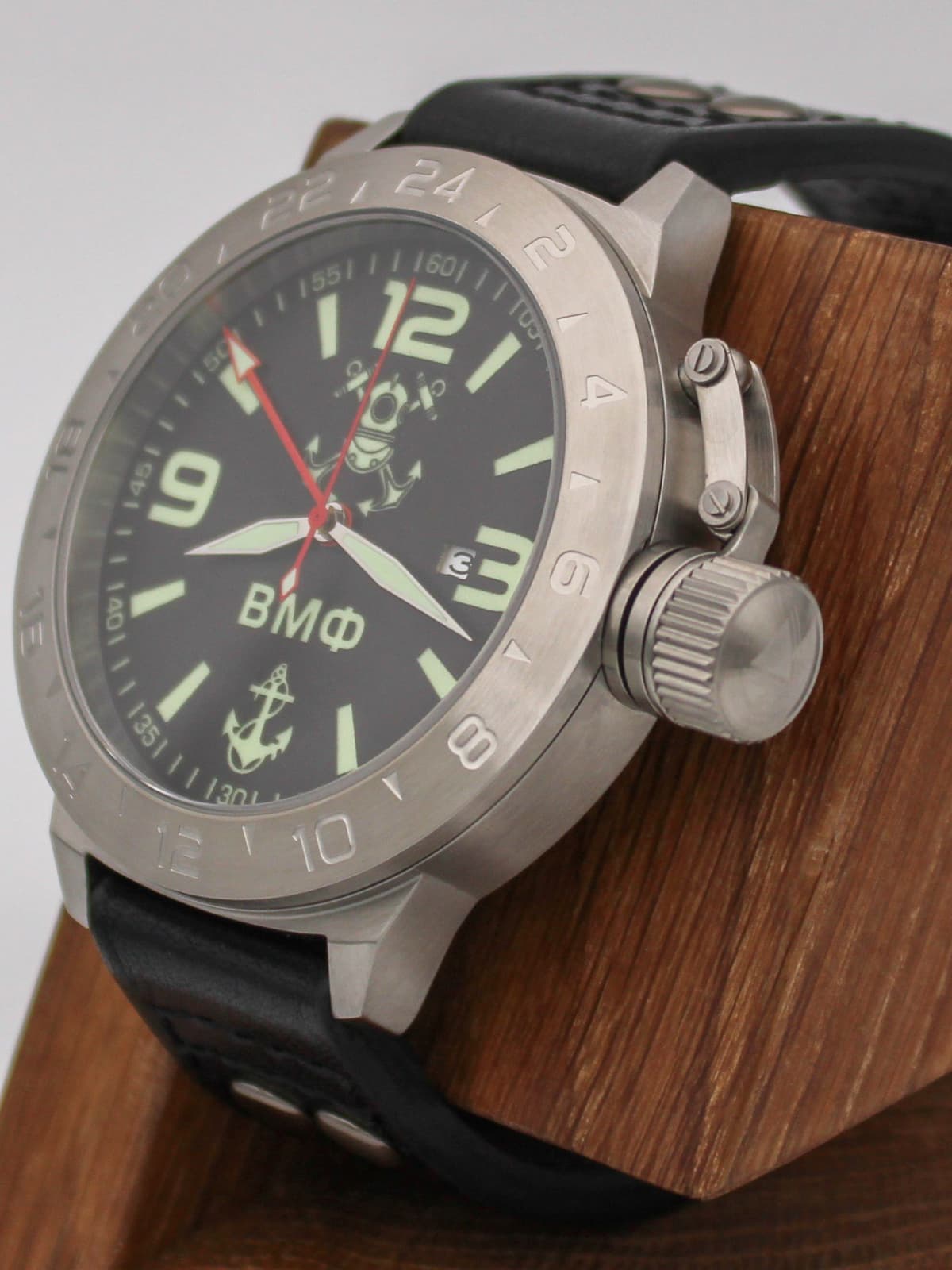 Часы ВМФ механические с автоподзаводом (Seiko NH34A) 52.026.01